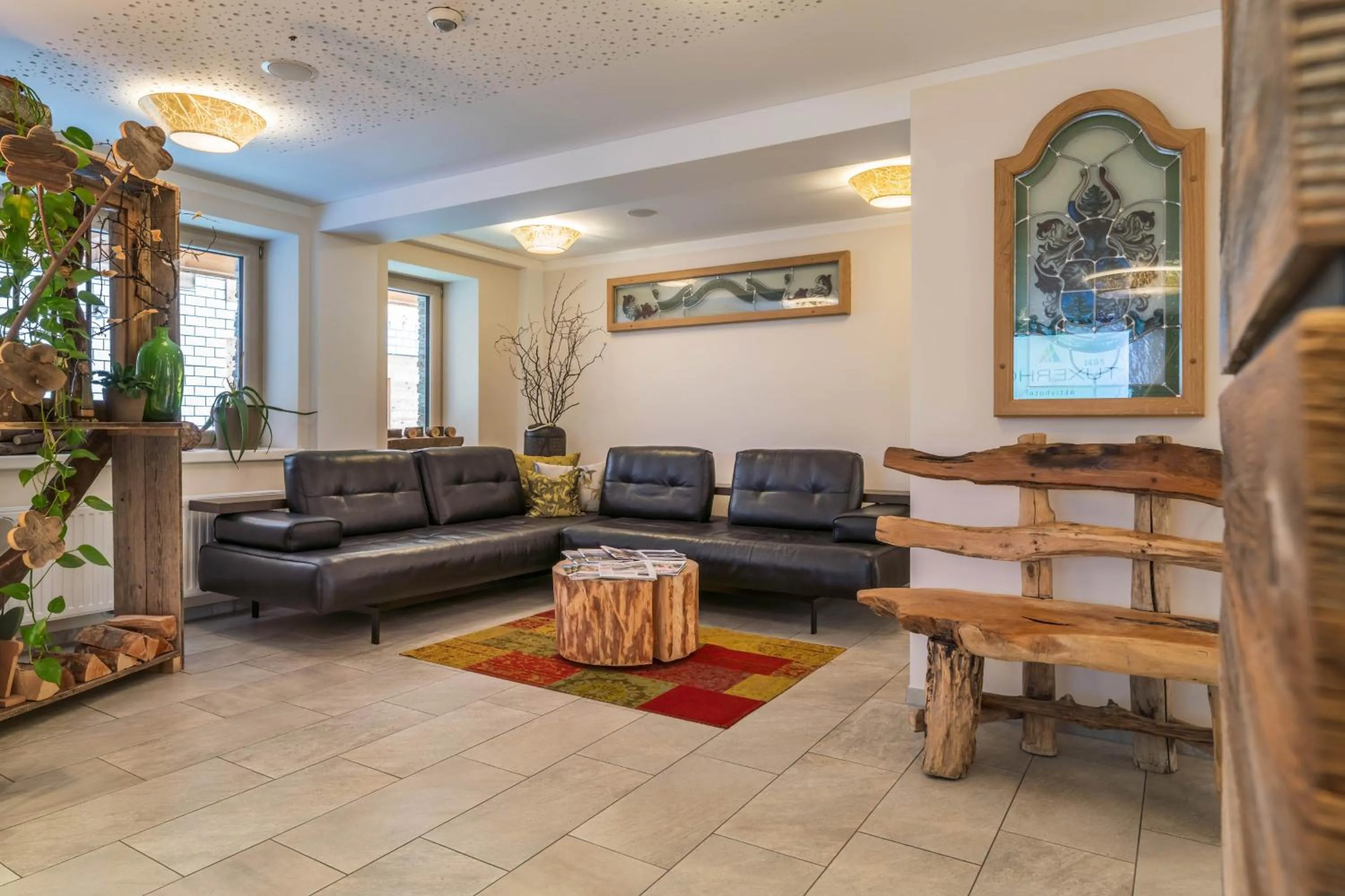 Lobby or reception in Aktivhotel Tuxerhof