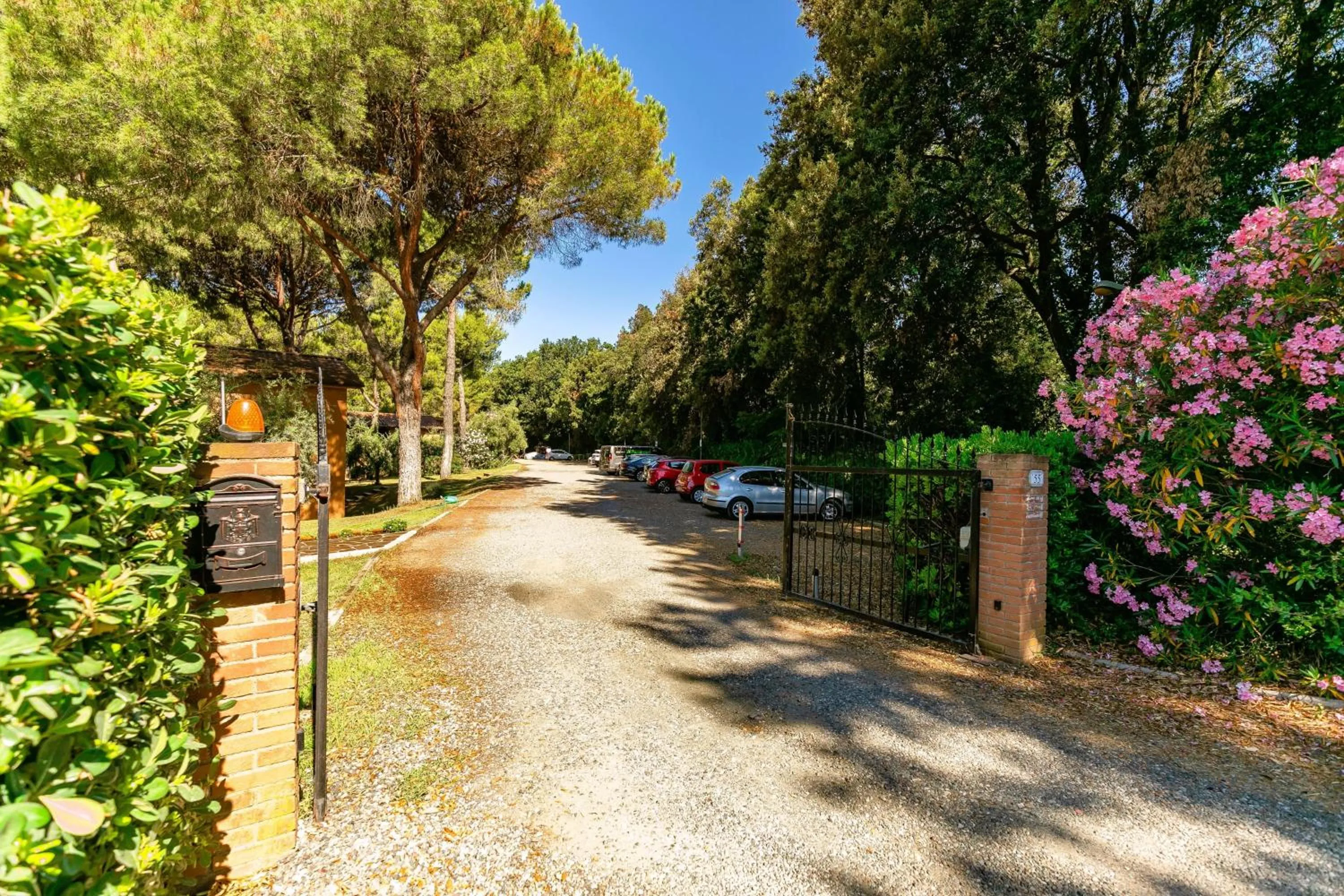 Facade/entrance in Residence with swimming-pool in Guardistallo surrounded by Nature