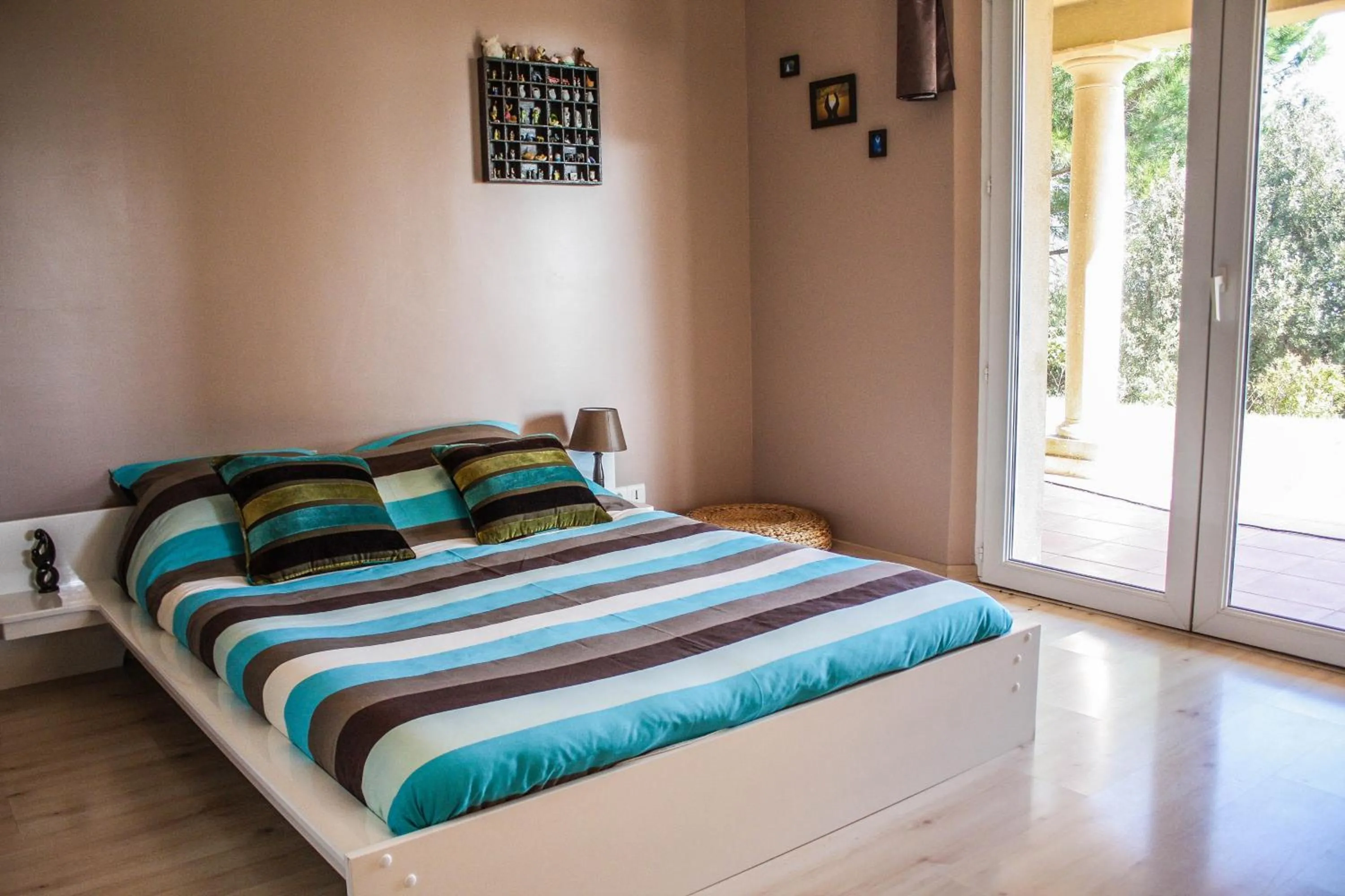 Bedroom, Bed in Villa Romuald