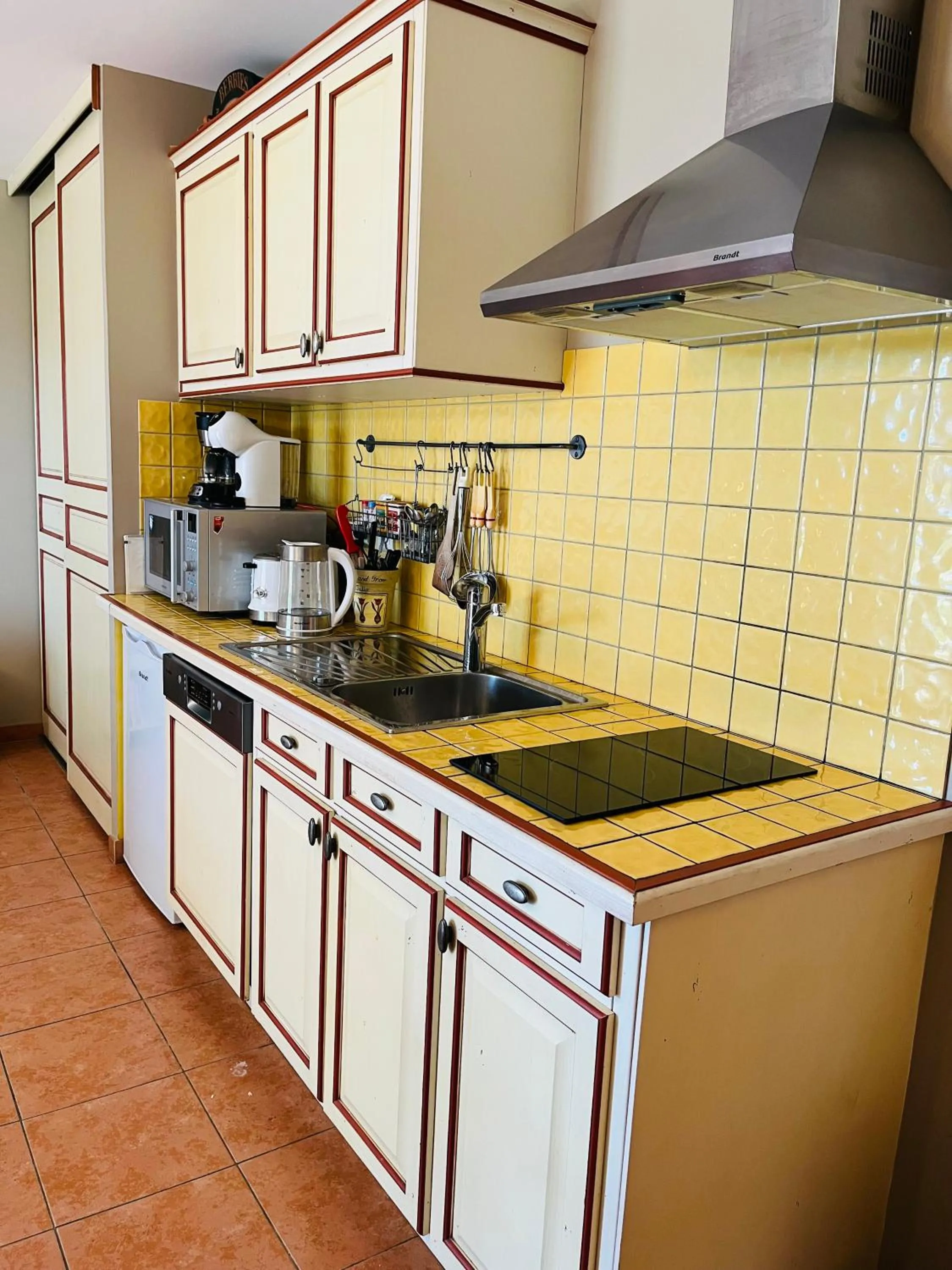 Kitchen or kitchenette in Villa Romuald