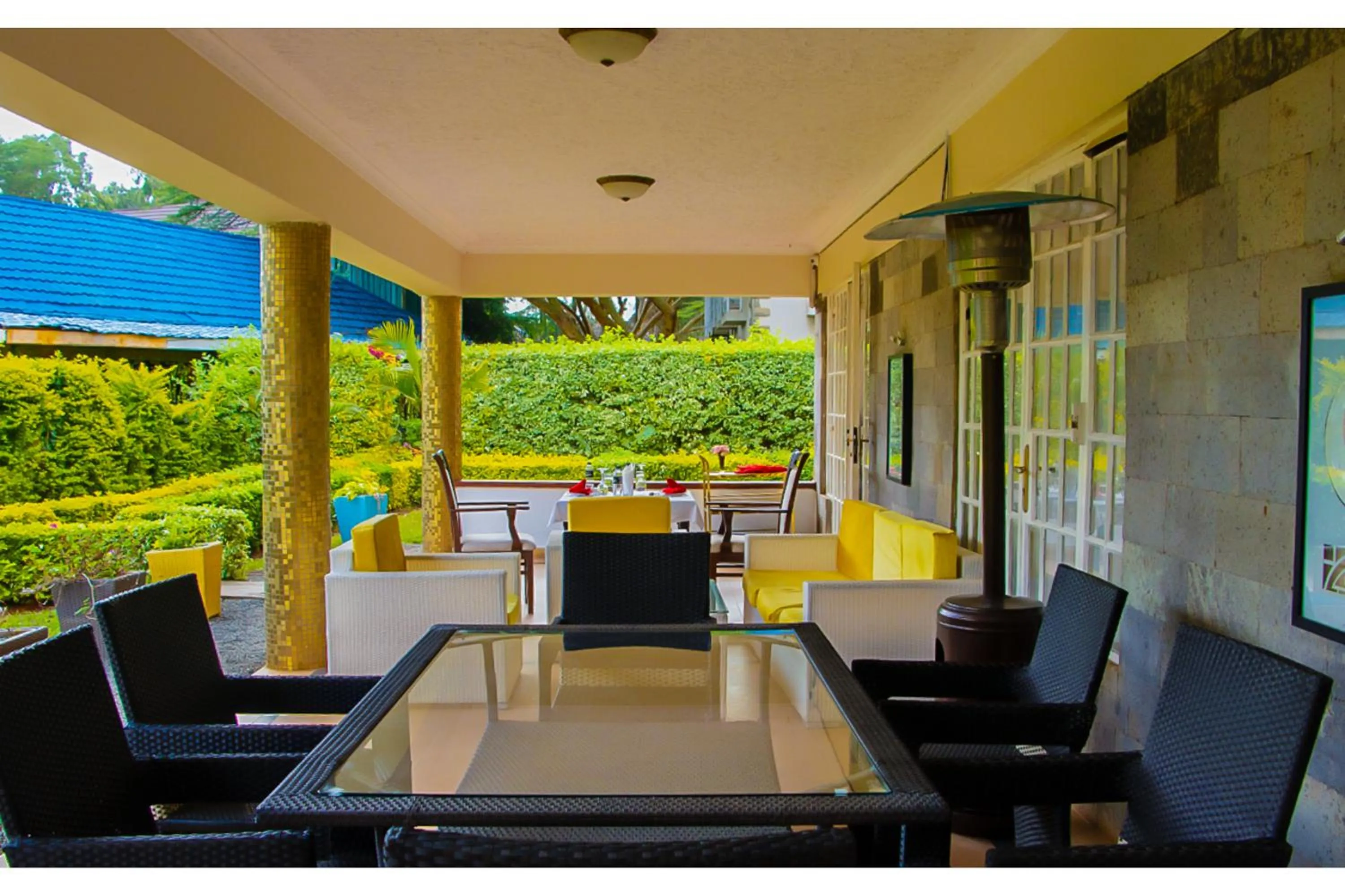 Patio in The Blixen Resort & Spa