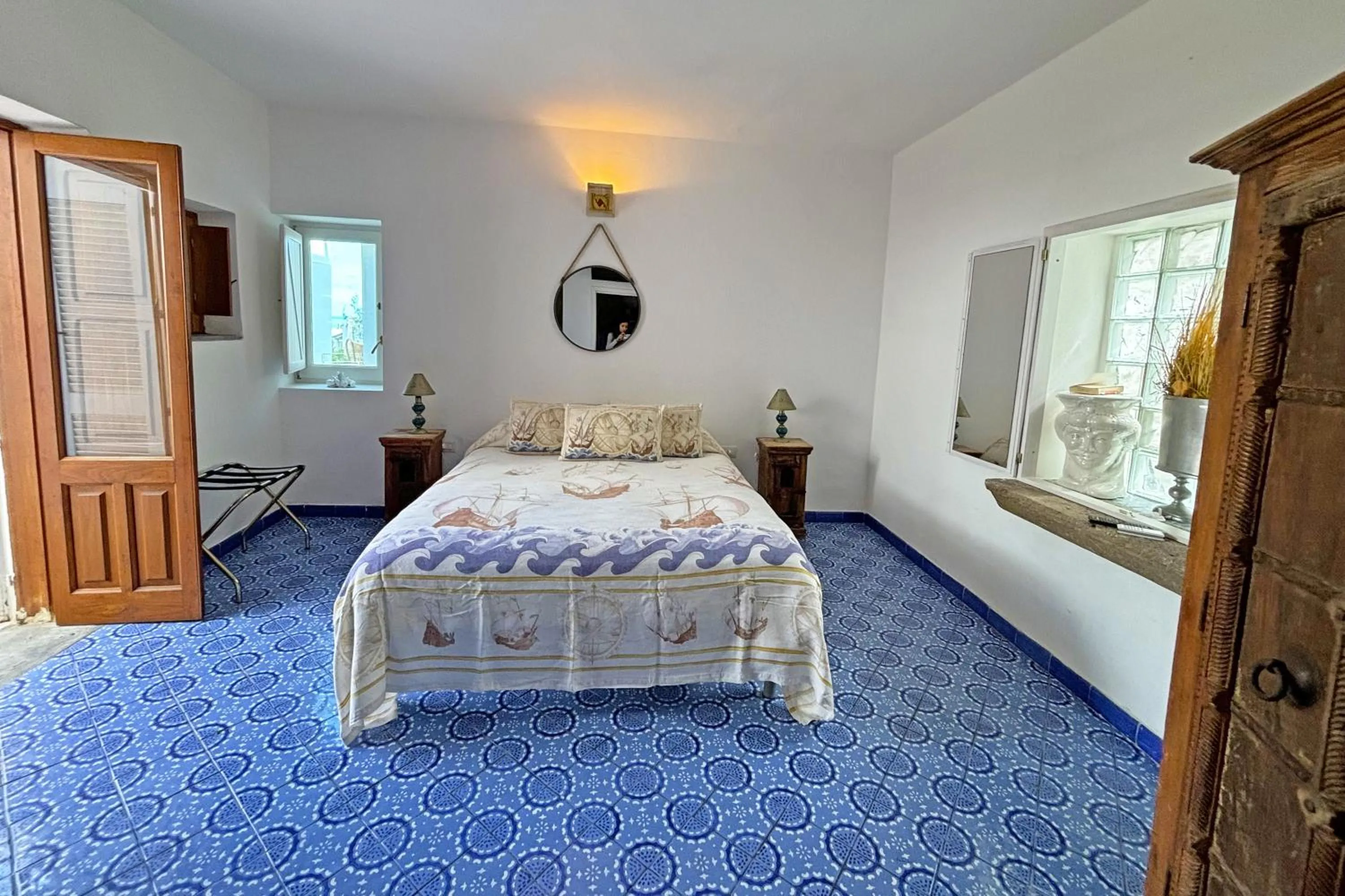 Bedroom, Bed in Casa Perla