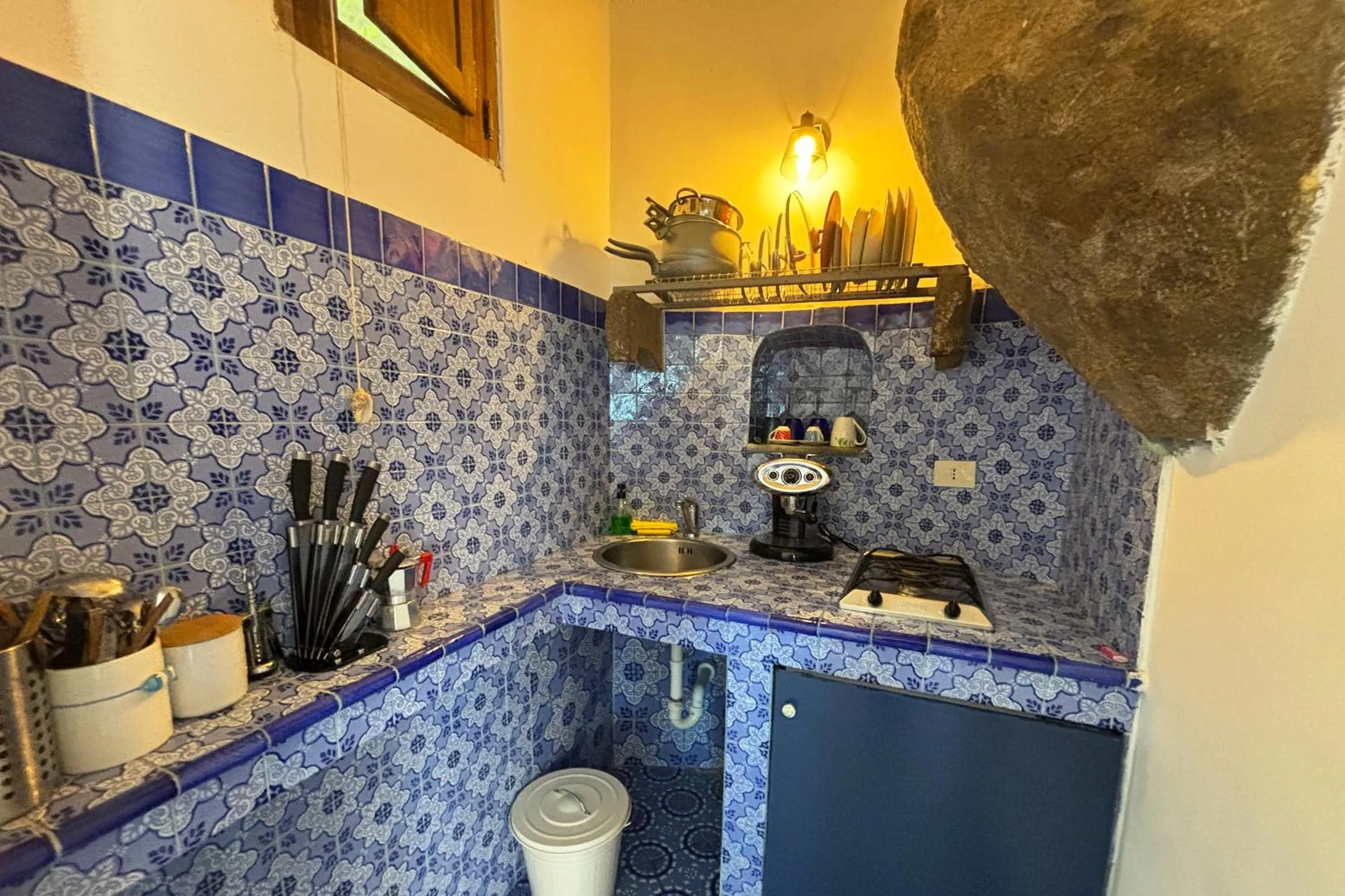 Kitchen or kitchenette in Casa Perla