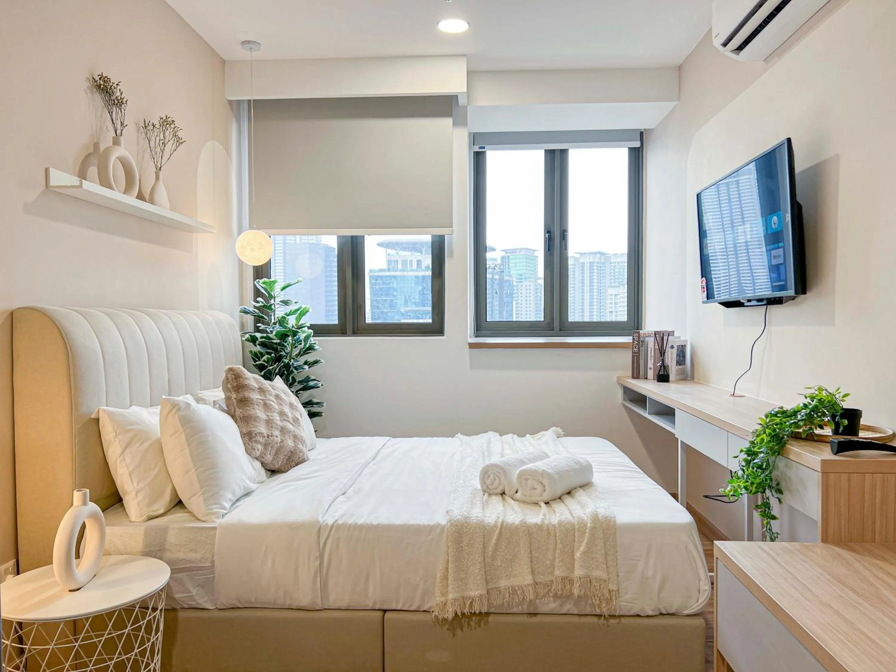 Bed in Riveria City KL Sentral by Sky Pool Minshuku