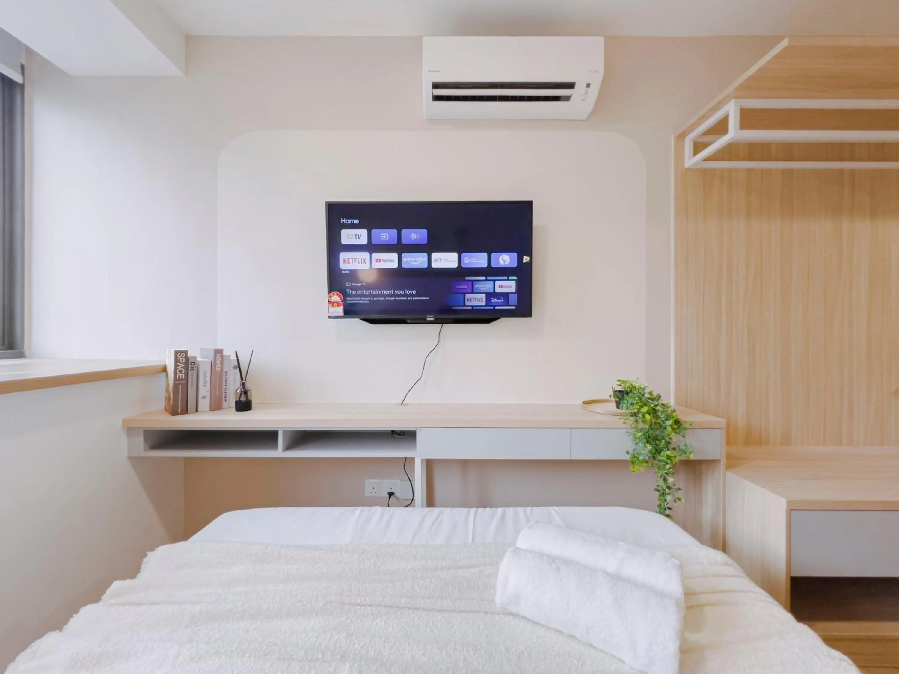 Bed in Riveria City KL Sentral by Sky Pool Minshuku