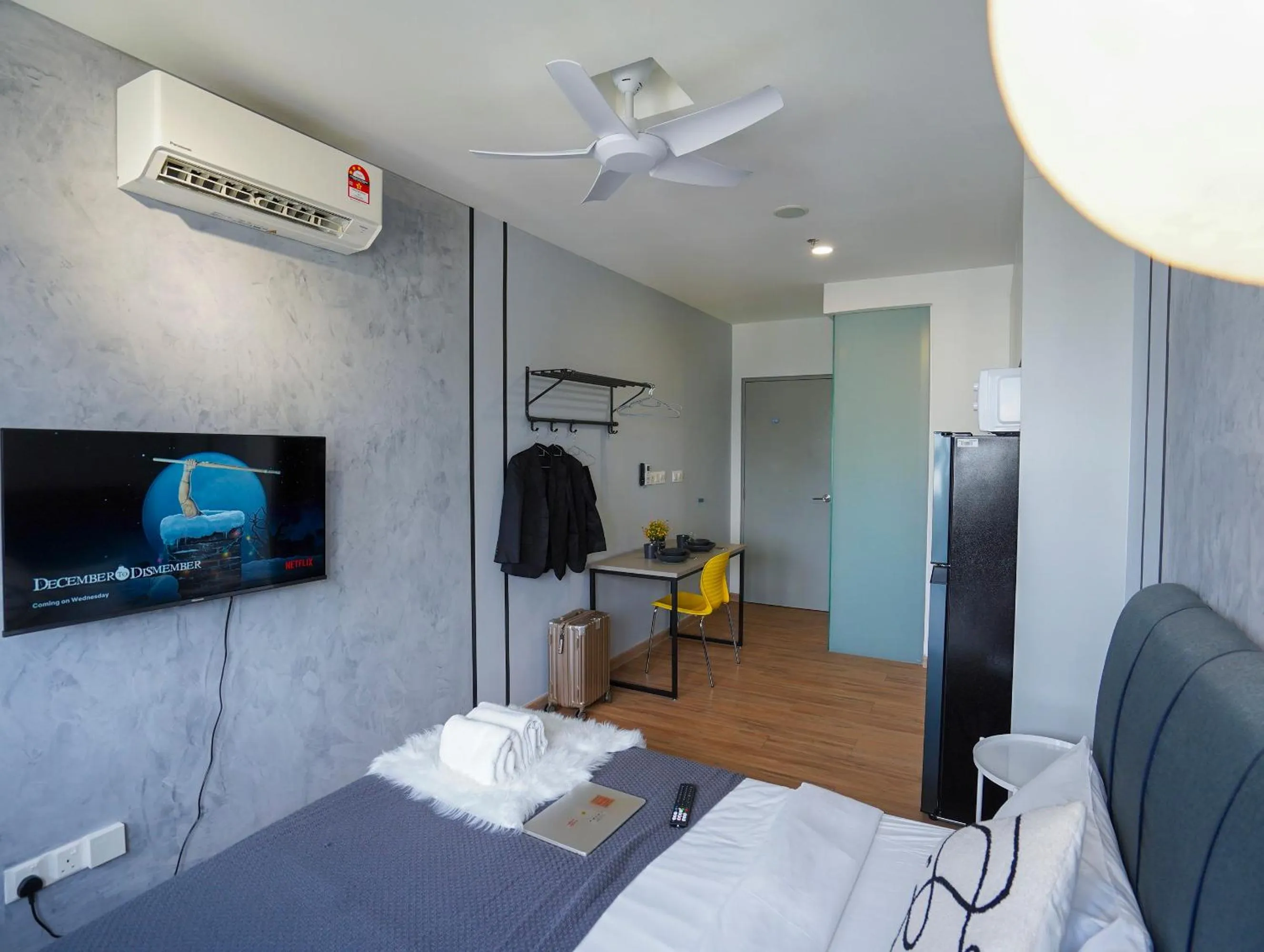 Bed in Riveria City KL Sentral by Sky Pool Minshuku