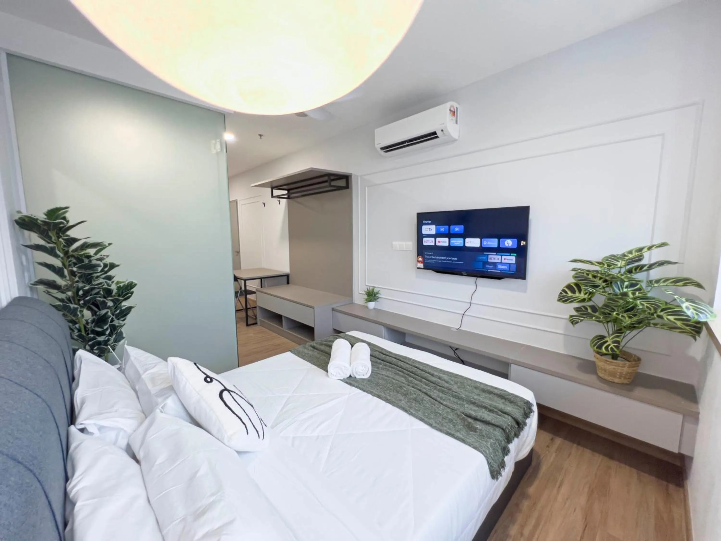 Bed in Riveria City KL Sentral by Sky Pool Minshuku