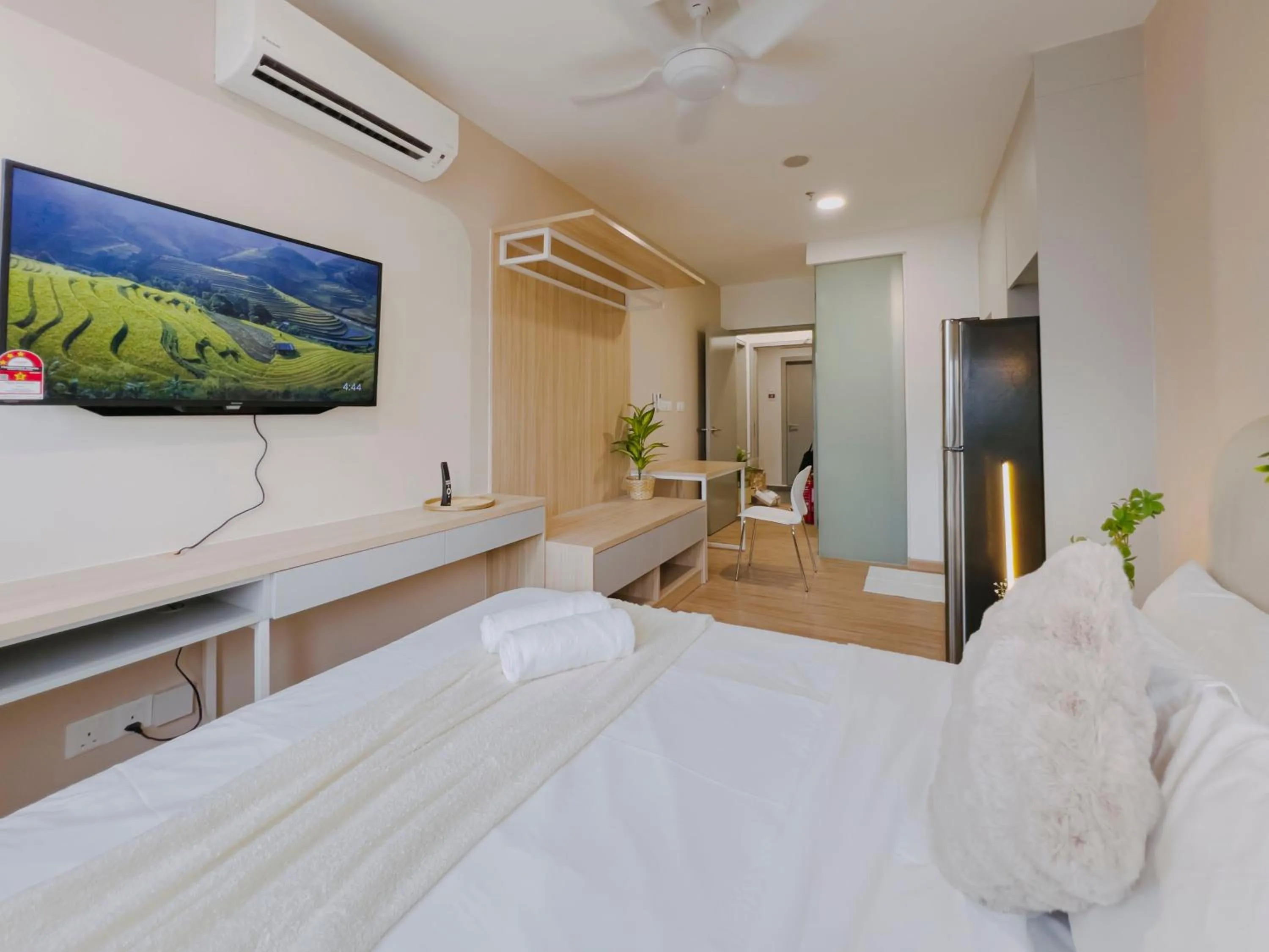 Bed in Riveria City KL Sentral by Sky Pool Minshuku