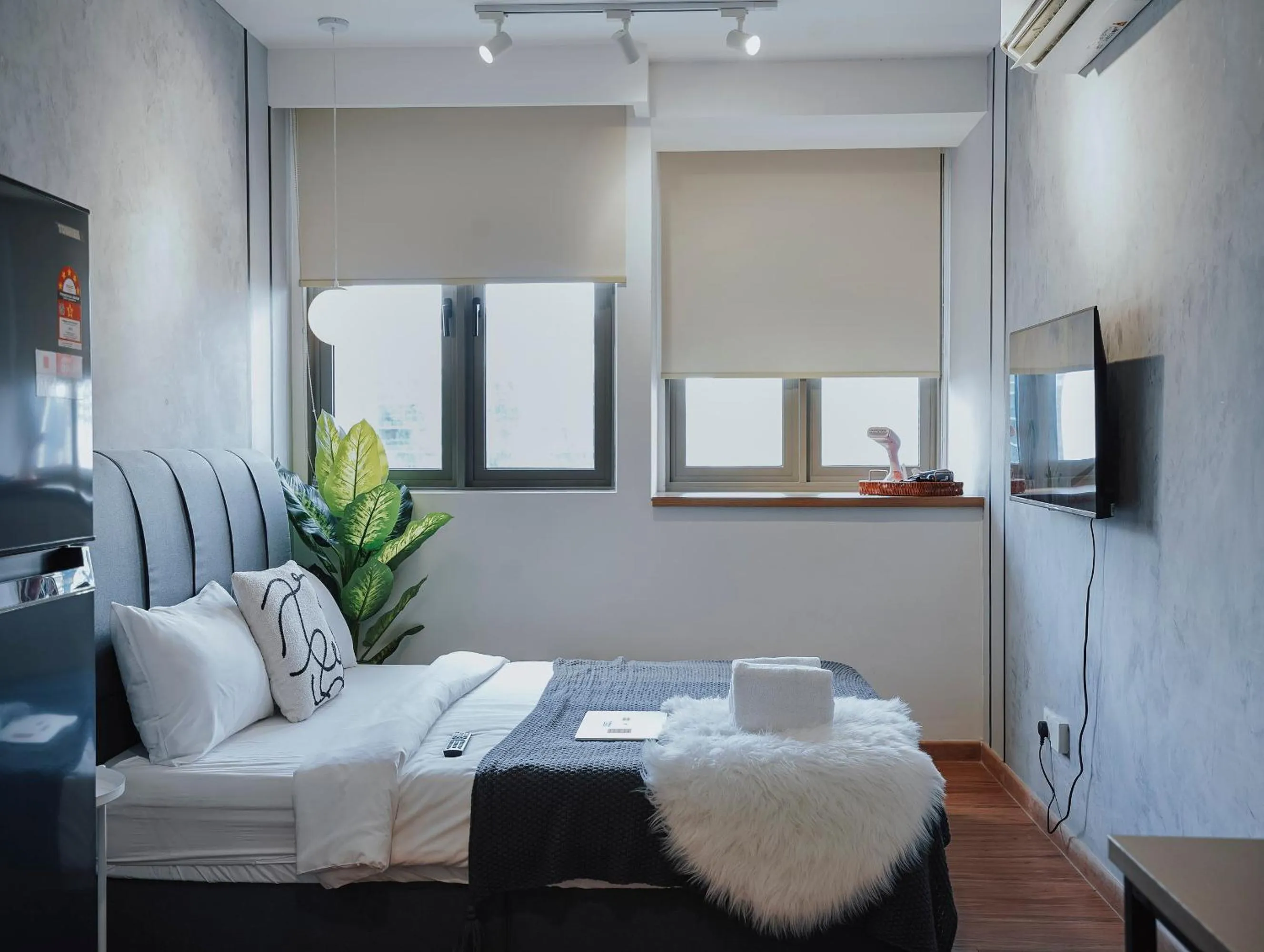 Bed in Riveria City KL Sentral by Sky Pool Minshuku