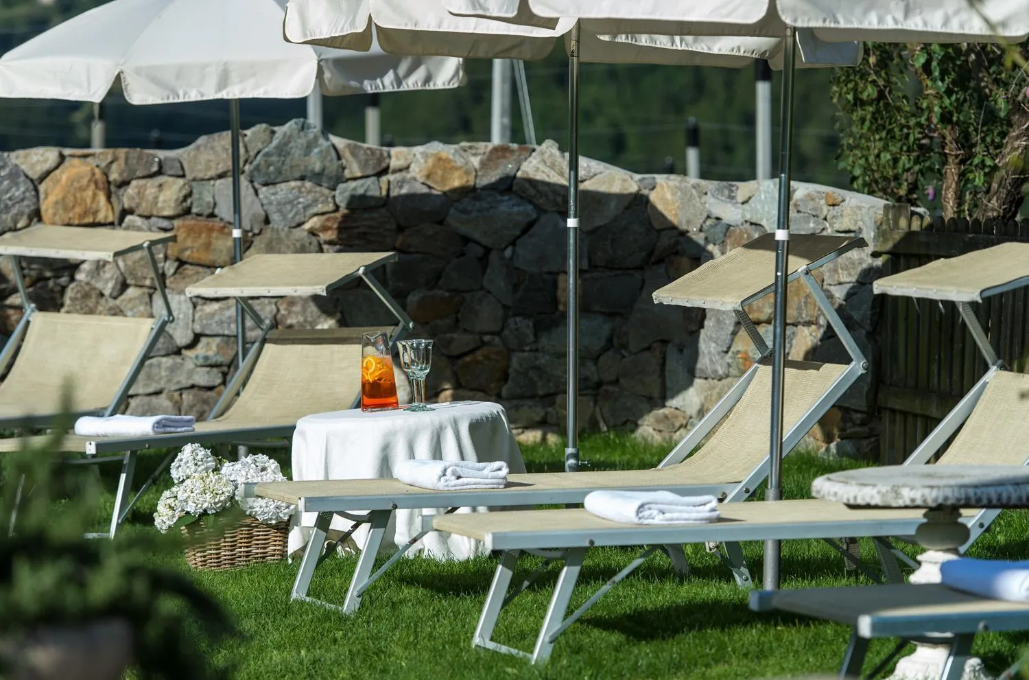 Garden in Hotel Chalet Gravenstein