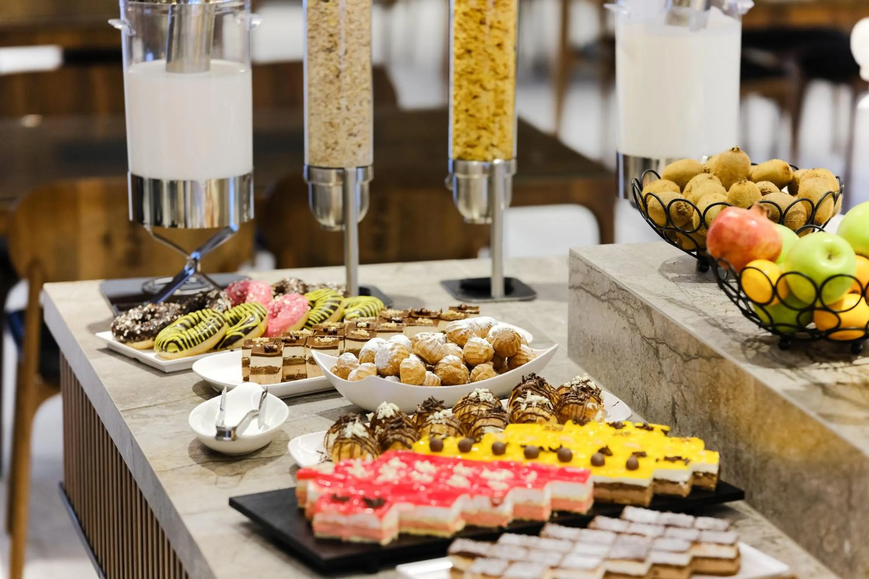 Buffet breakfast in Hotel Vema