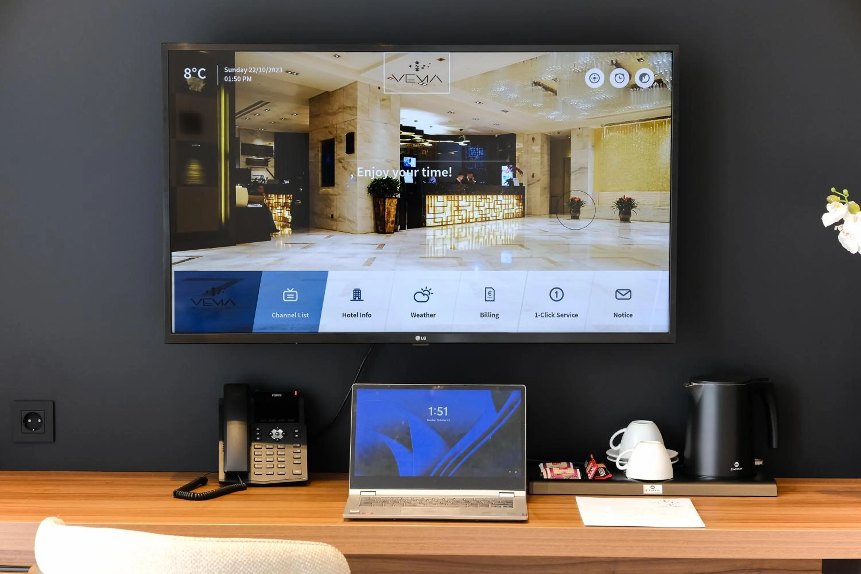 TV and multimedia in Hotel Vema