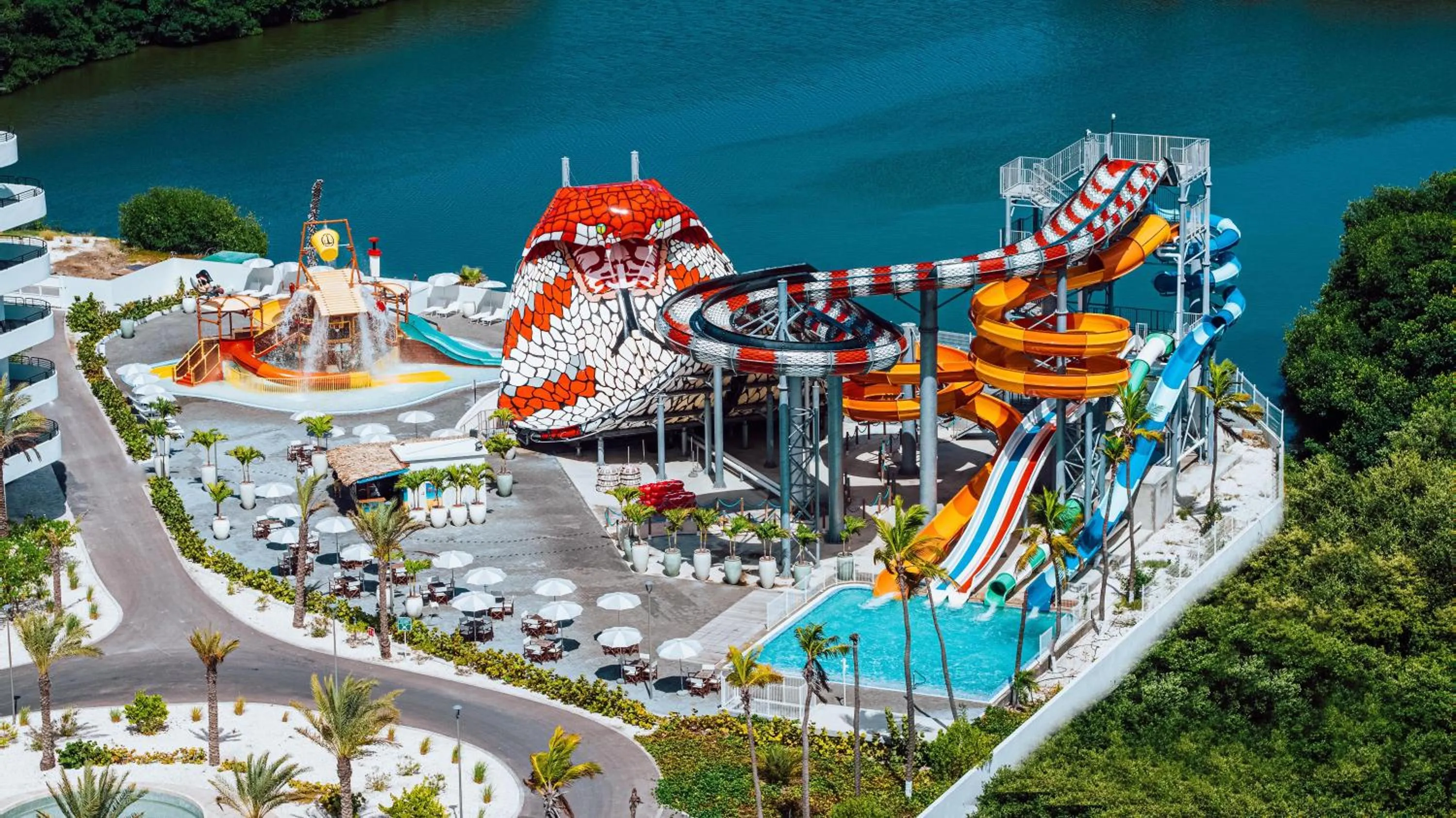 Pool view in The Rif At Mangrove Beach Corendon Curacao All-Inclusive, Curio by Hilton