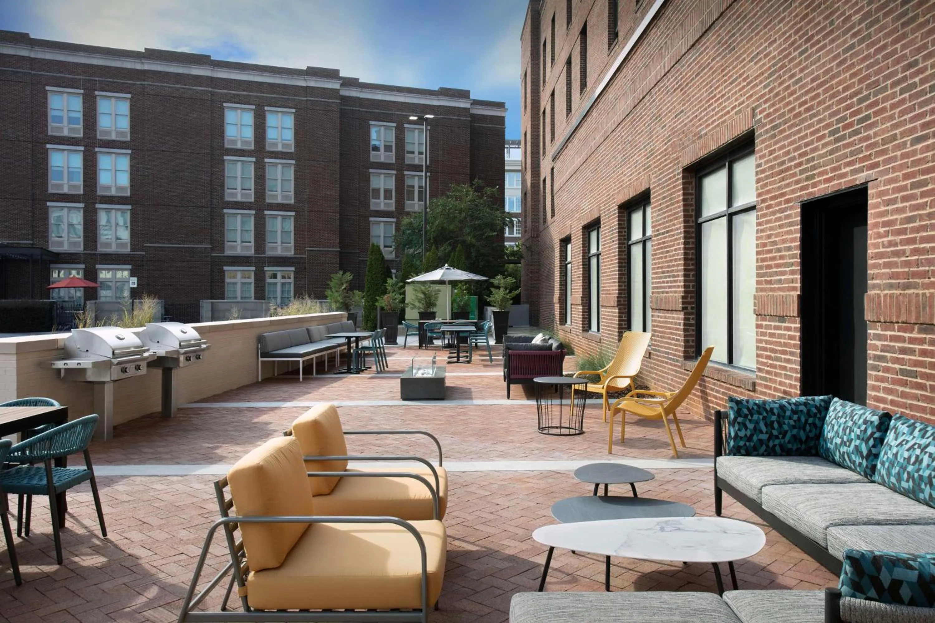 Patio in Home2 Suites By Hilton Huntsville Village Of Providence