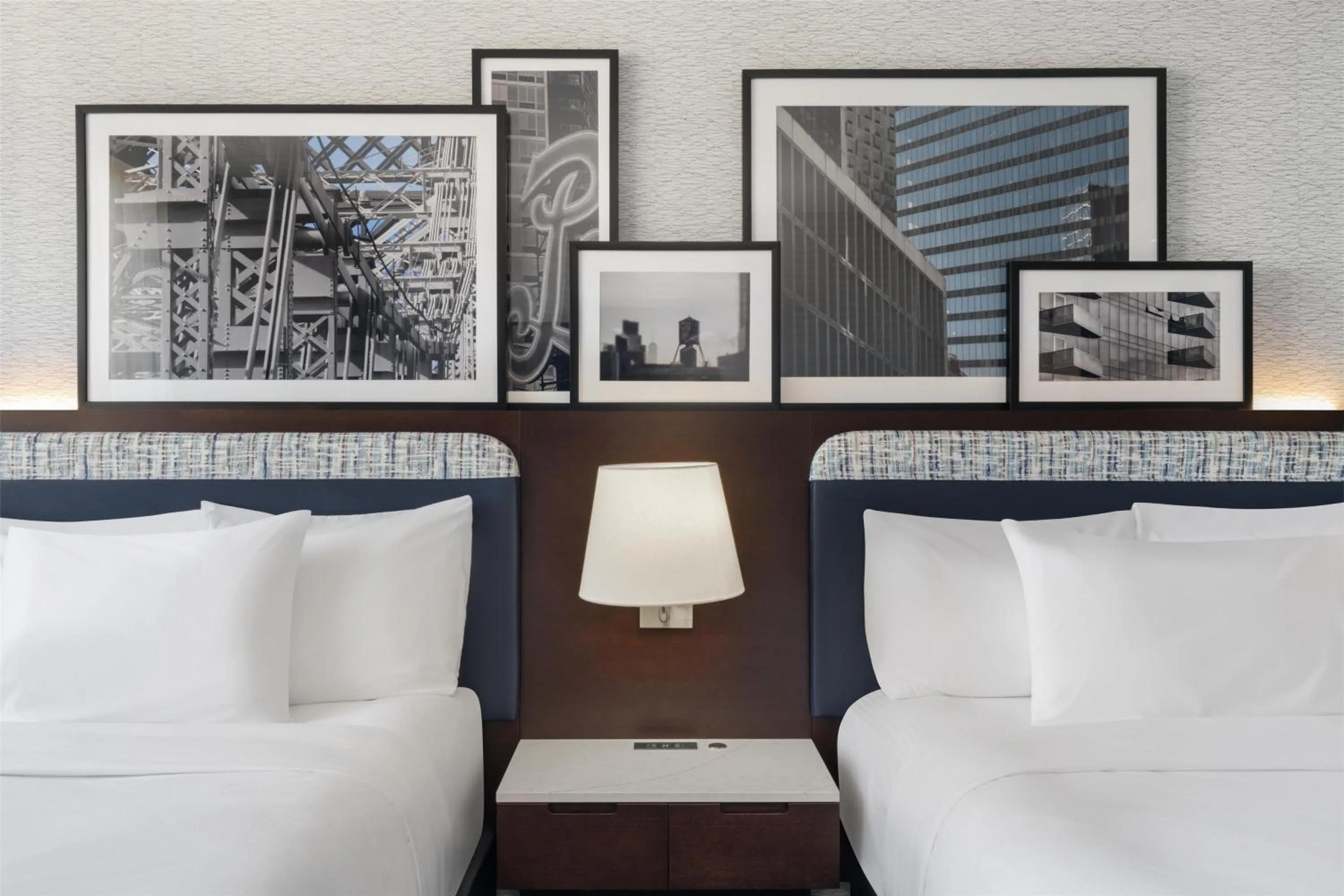 Bed in DoubleTree by Hilton Long Island City, NY