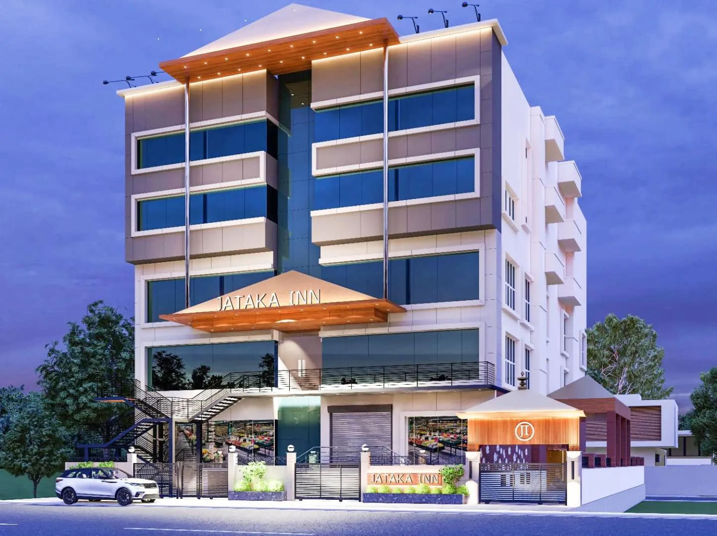 Property building in Hotel Jataka Inn