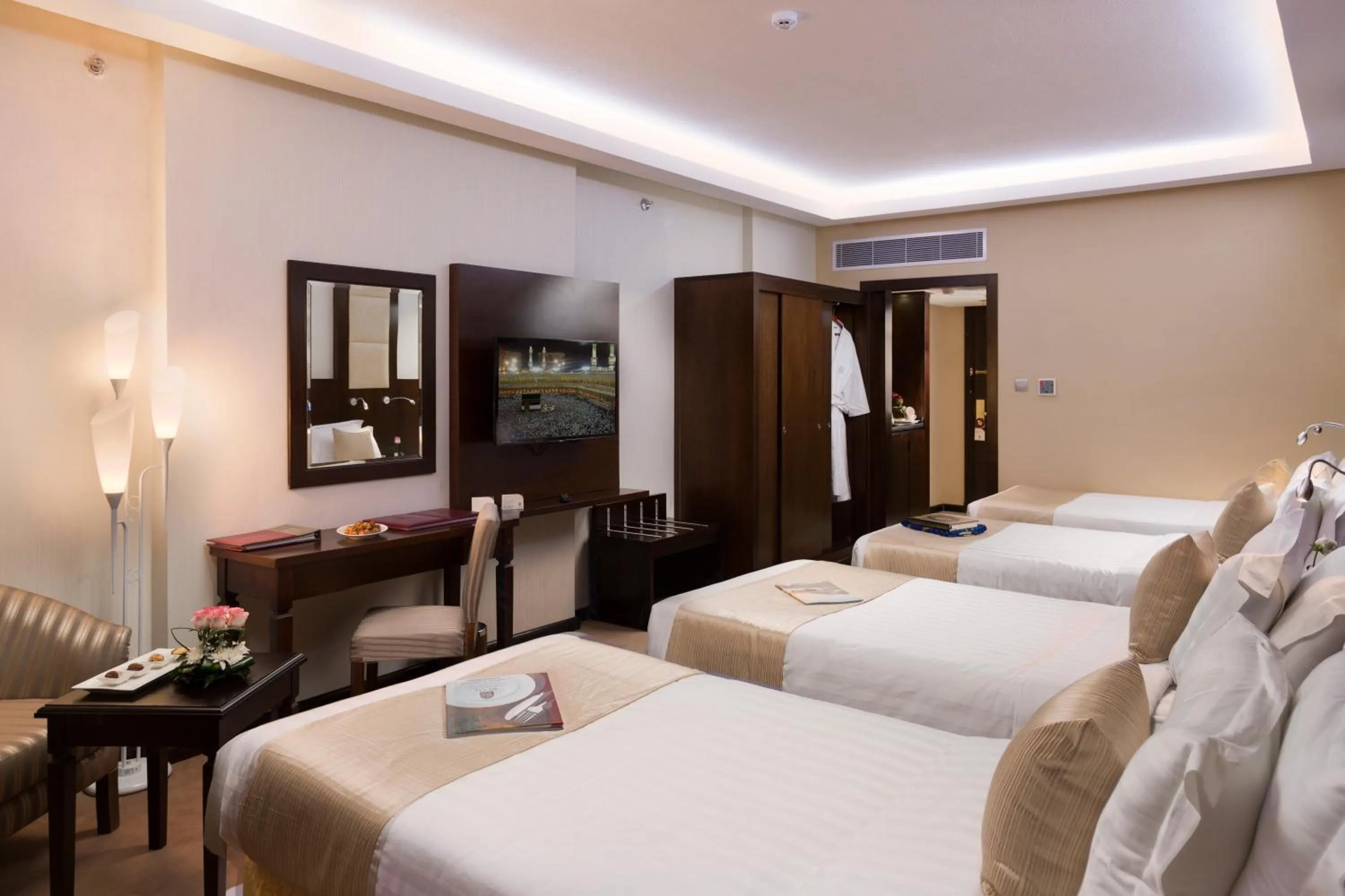 Bed in Razana Al Rawdha Hotel