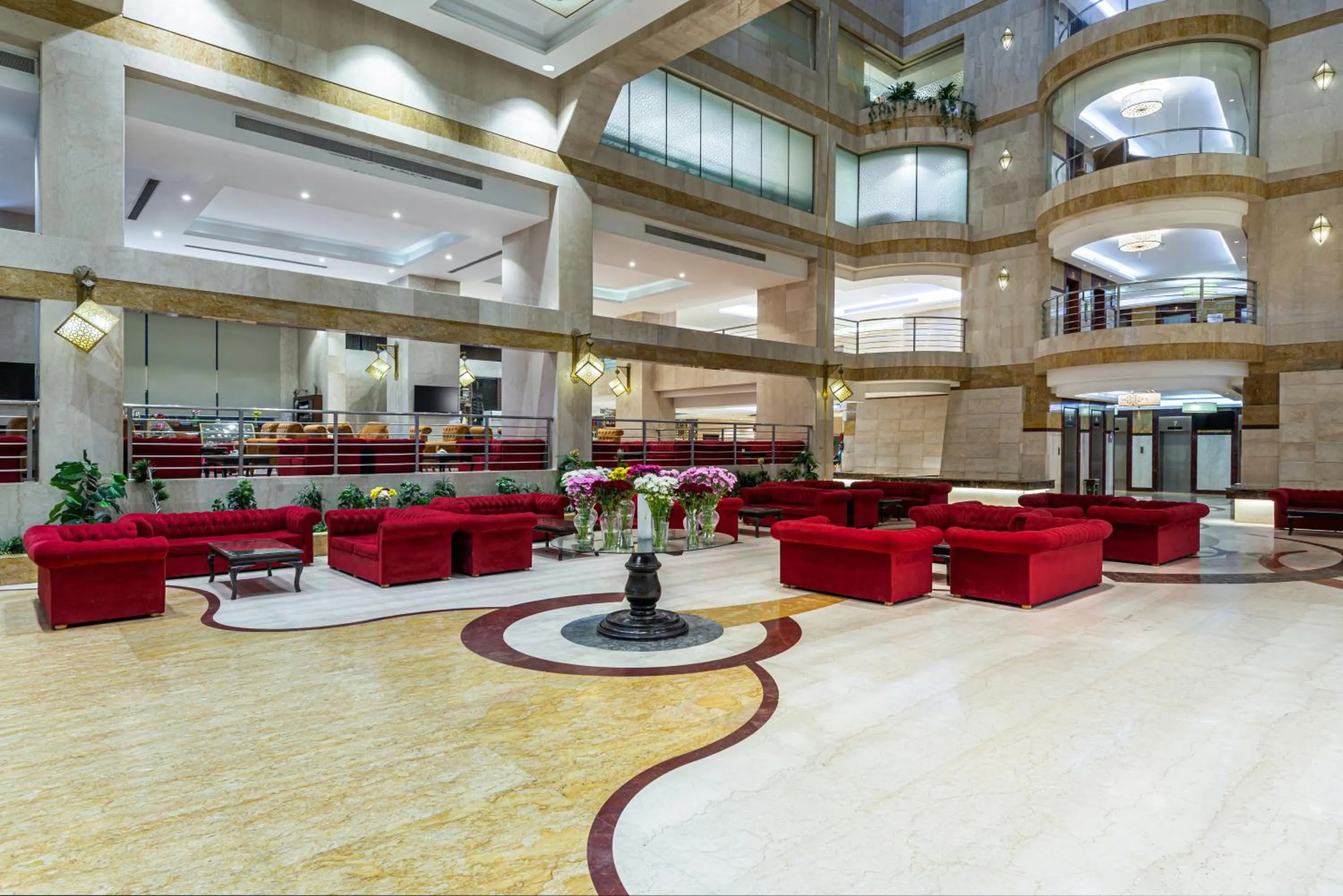 Seating area in Razana Al Rawdha Hotel