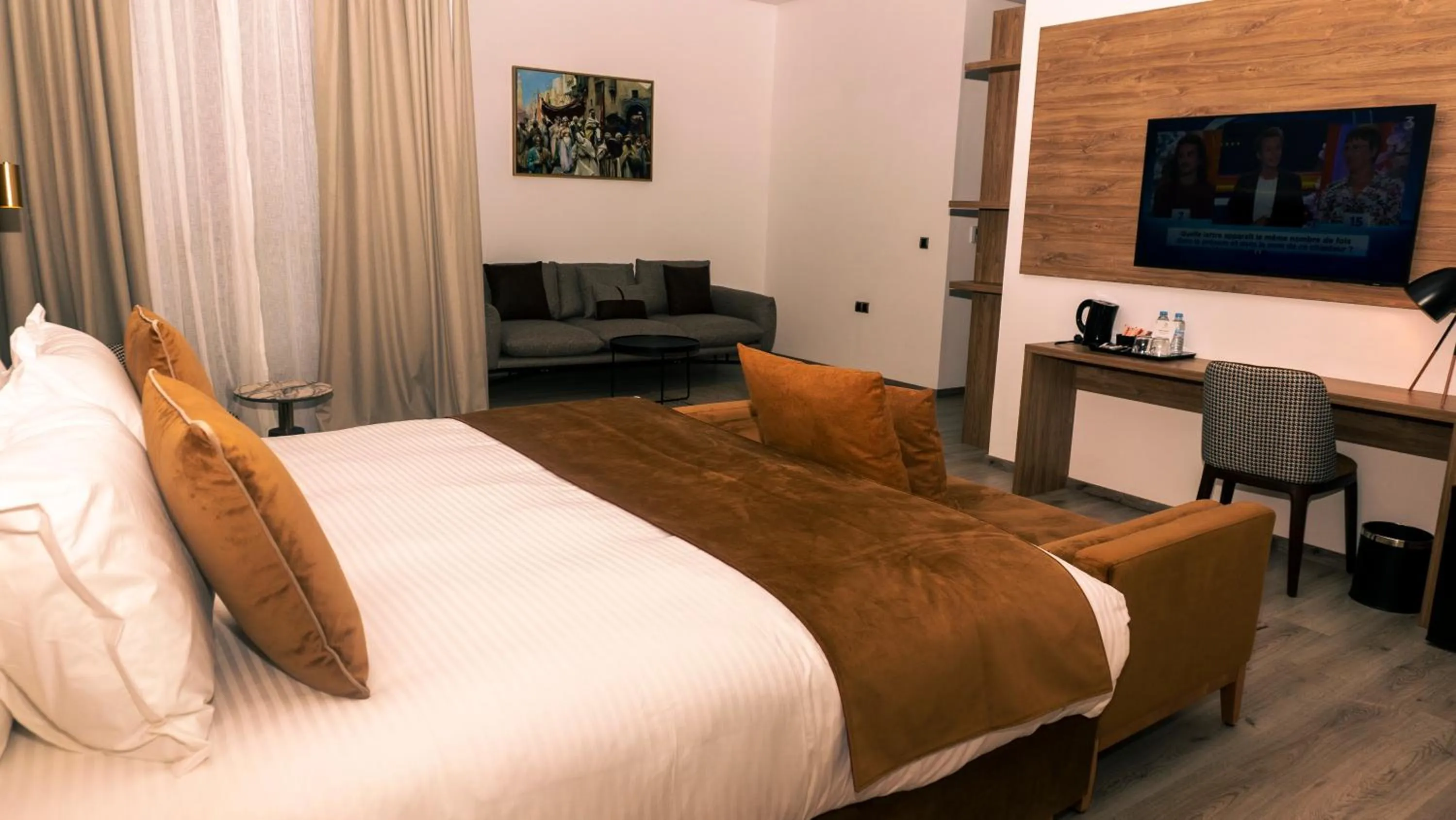 Bed in Hotel Ben Batouta - Tanger