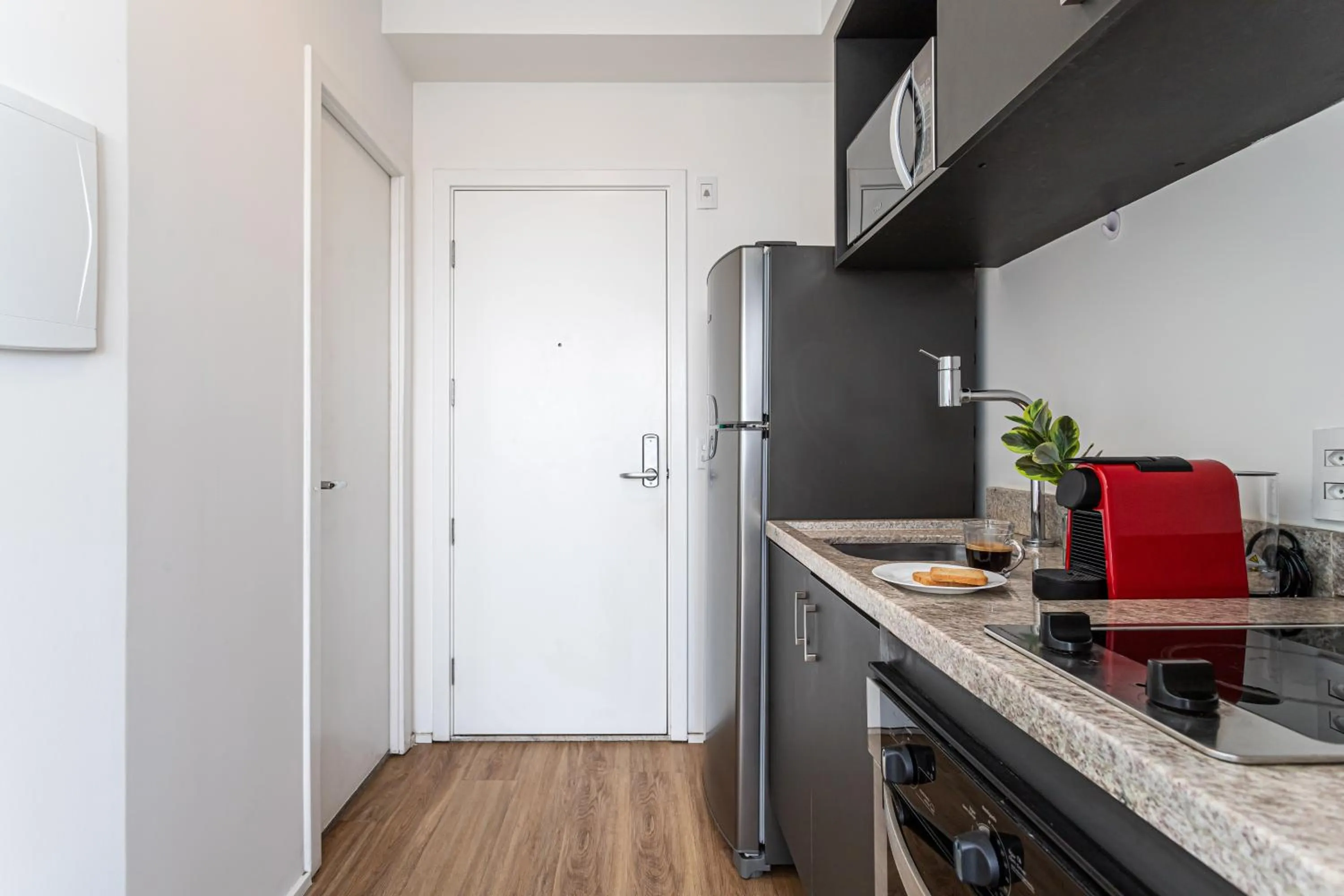 Coffee/tea facilities in Setin Downtown Praca da Sé by Viva - Prédio completo com piscina perto de estação de metrô no Centro de São Paulo