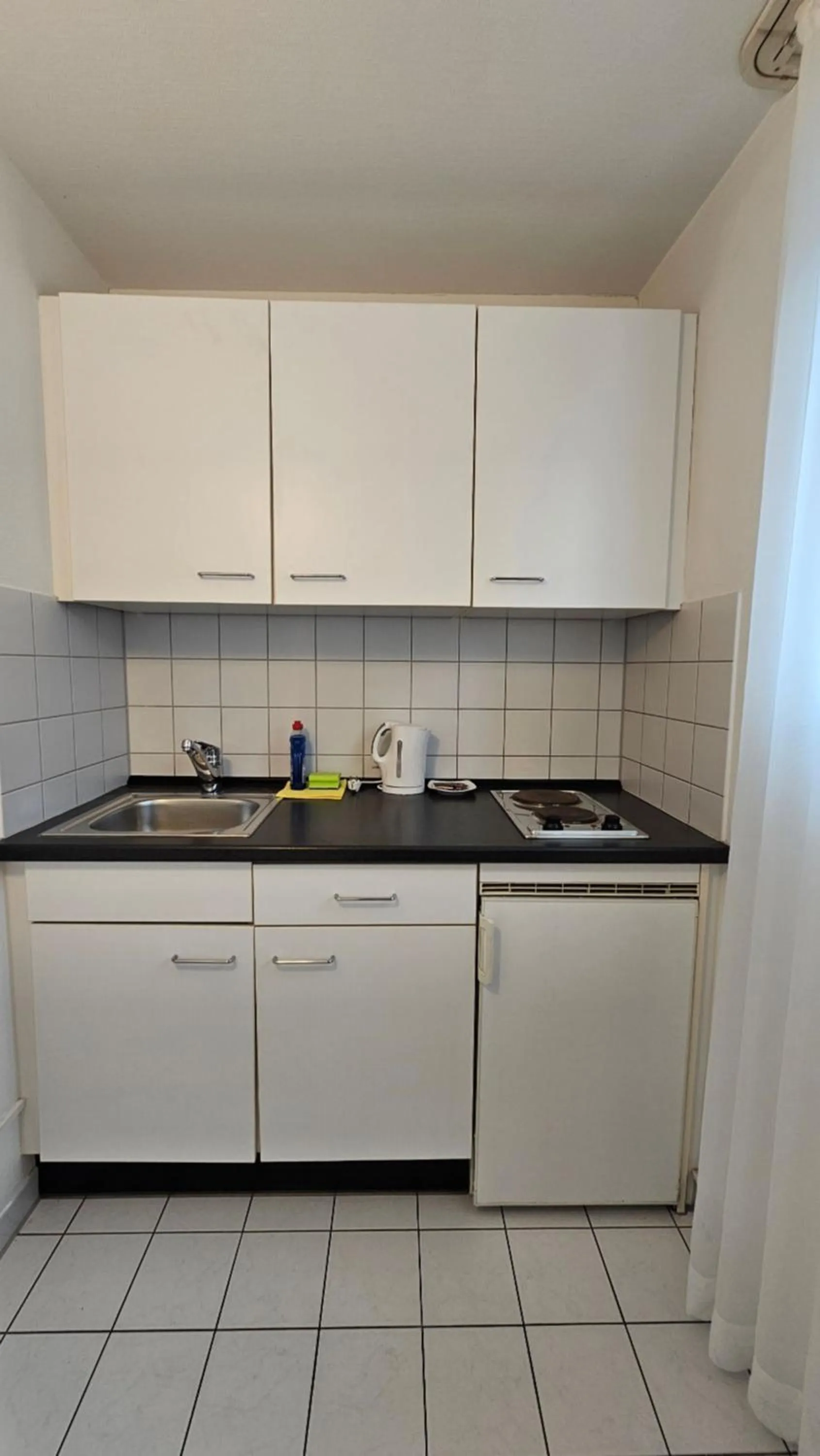 Kitchen or kitchenette in Elha Hotel