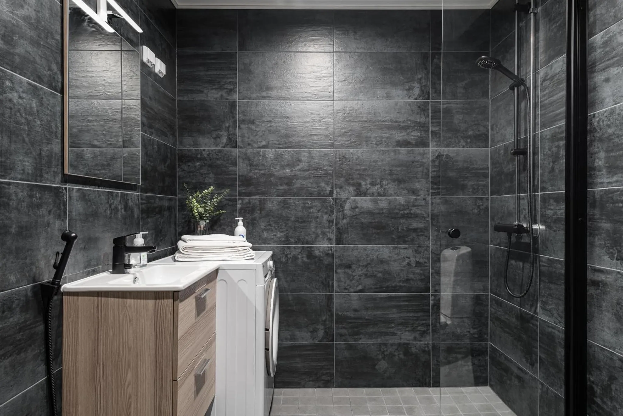 Shower in Prime Apartments Pori Central