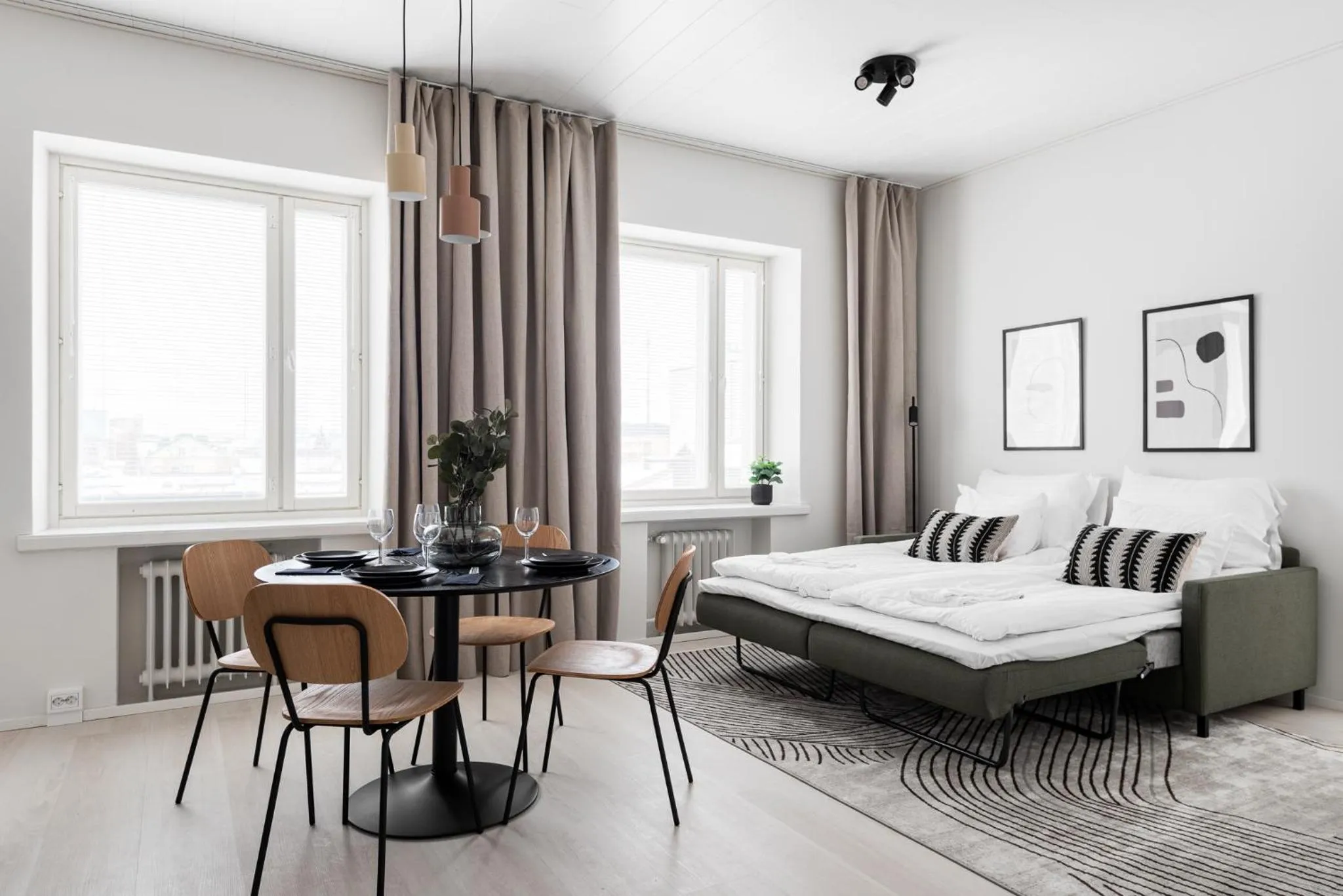 Bed in Prime Apartments Pori Central