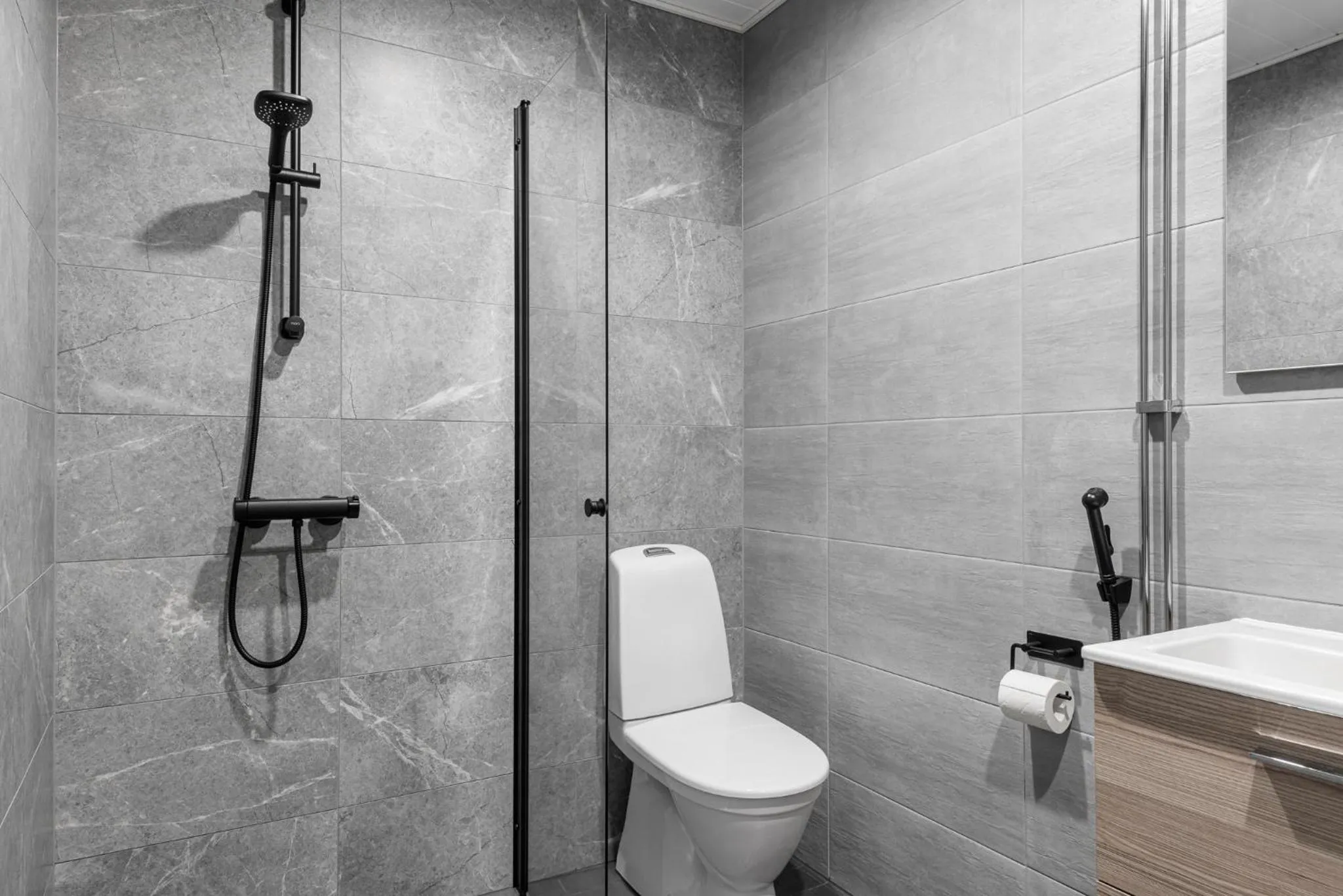 Shower in Prime Apartments Pori Central