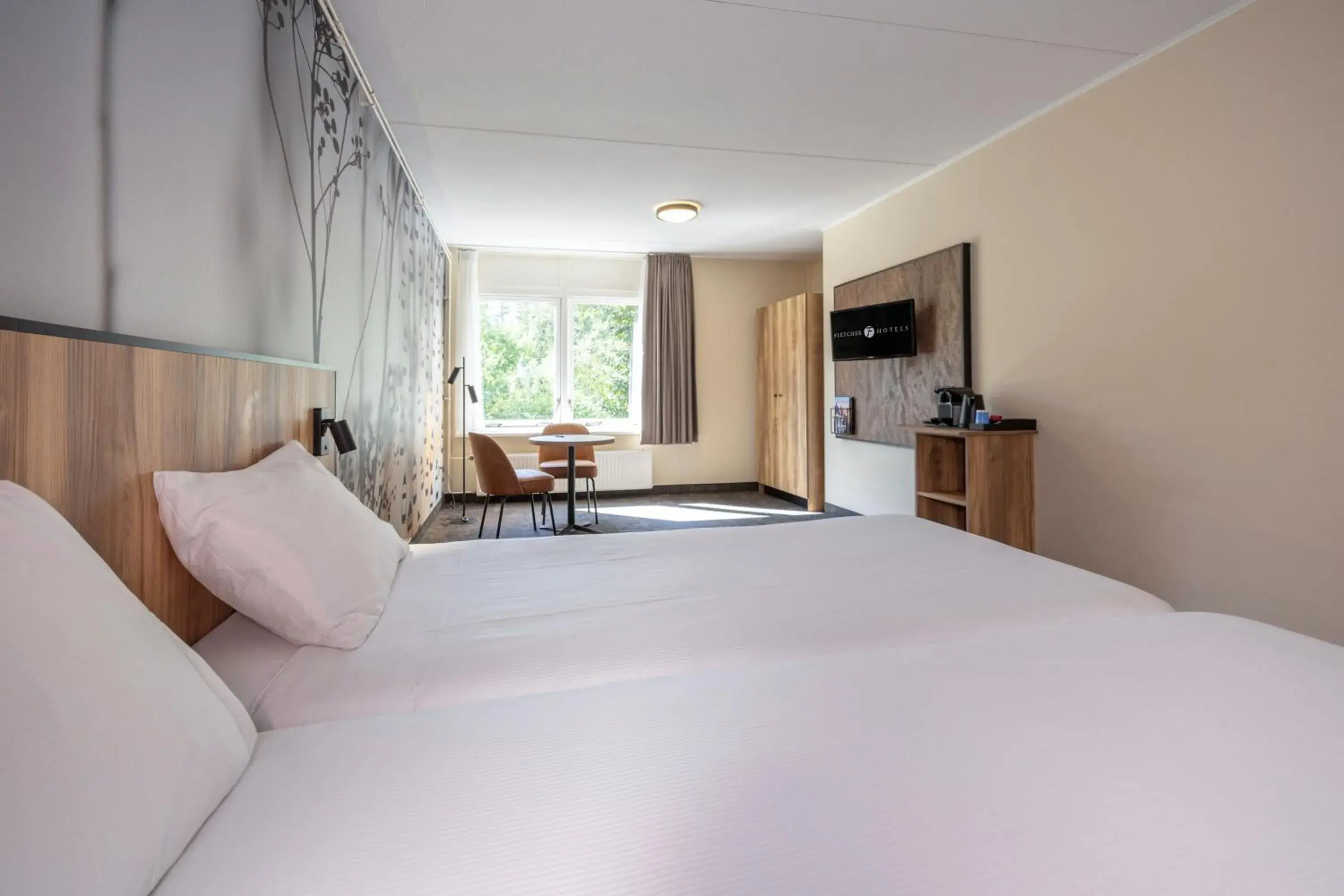 Superior Twin Room with Shower in Fletcher Hotel Restaurant De Eese Superior Twin Room with Shower in Fletcher Hotel Restaurant De Eese