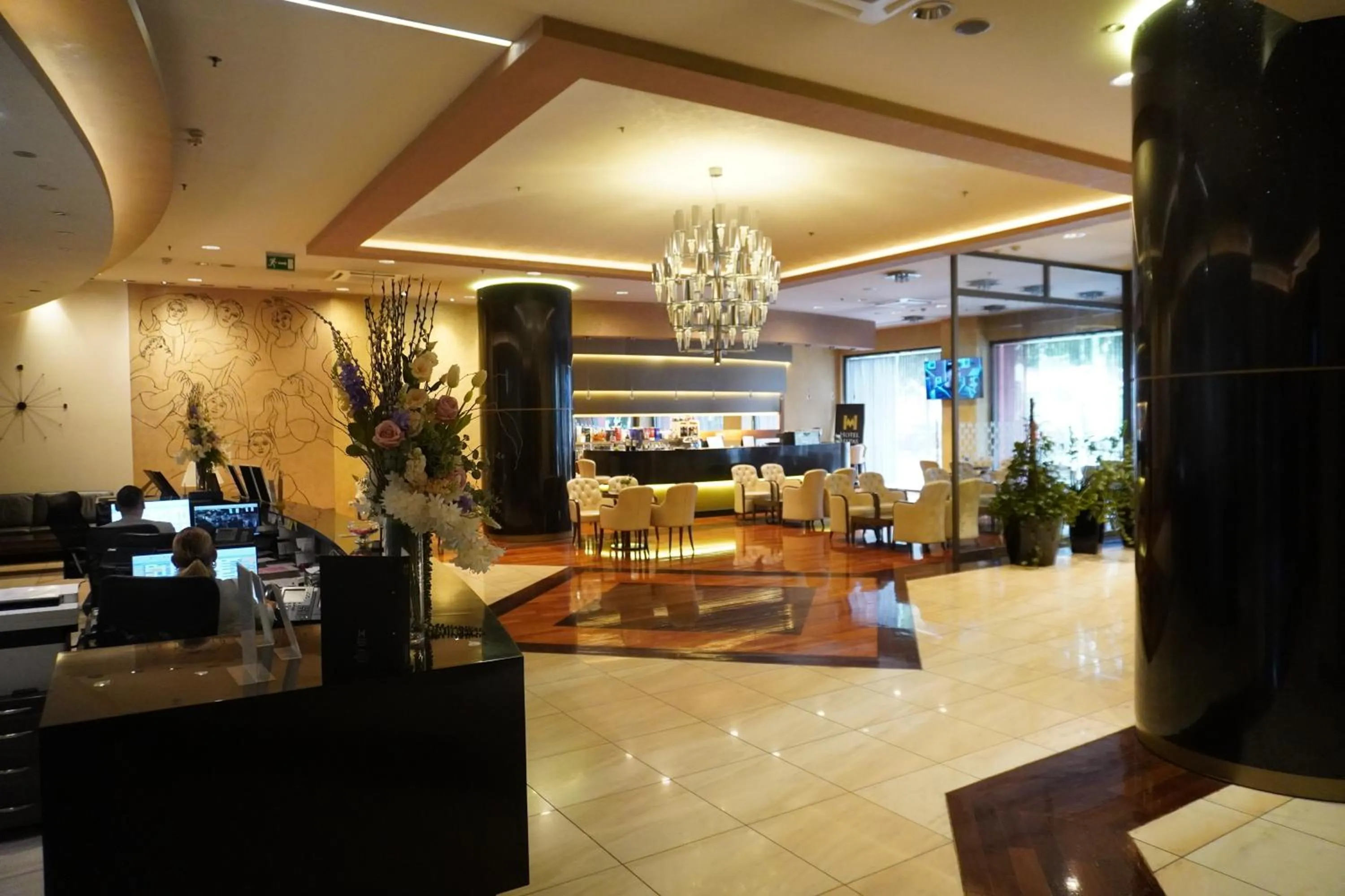 Lobby or reception in Hotel Mepas