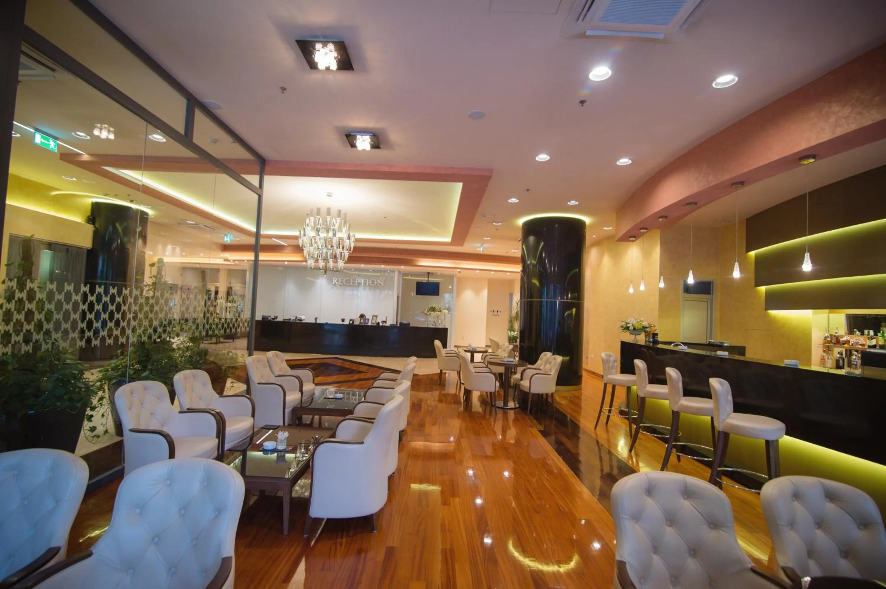 Lobby or reception in Hotel Mepas