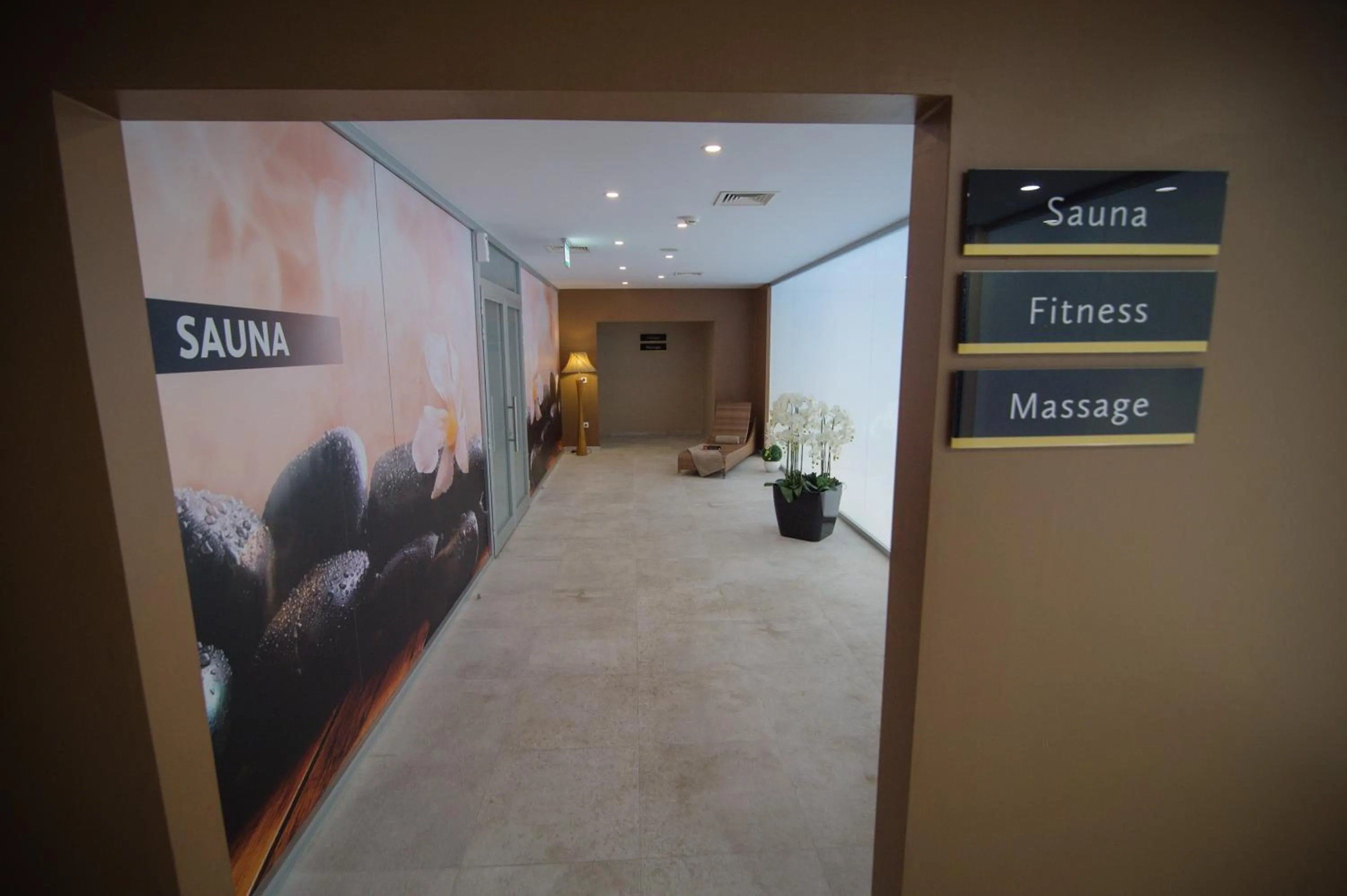 Sauna in Hotel Mepas