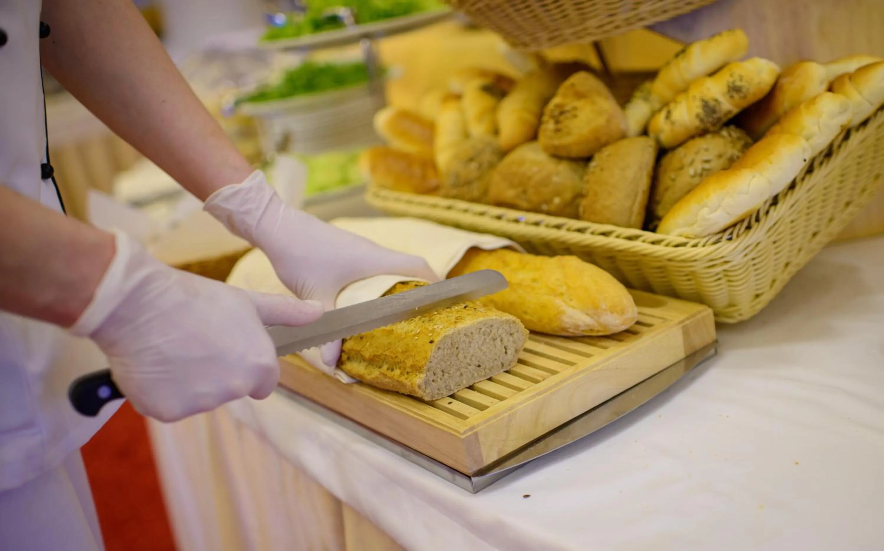 Dining area in Hotel Mepas