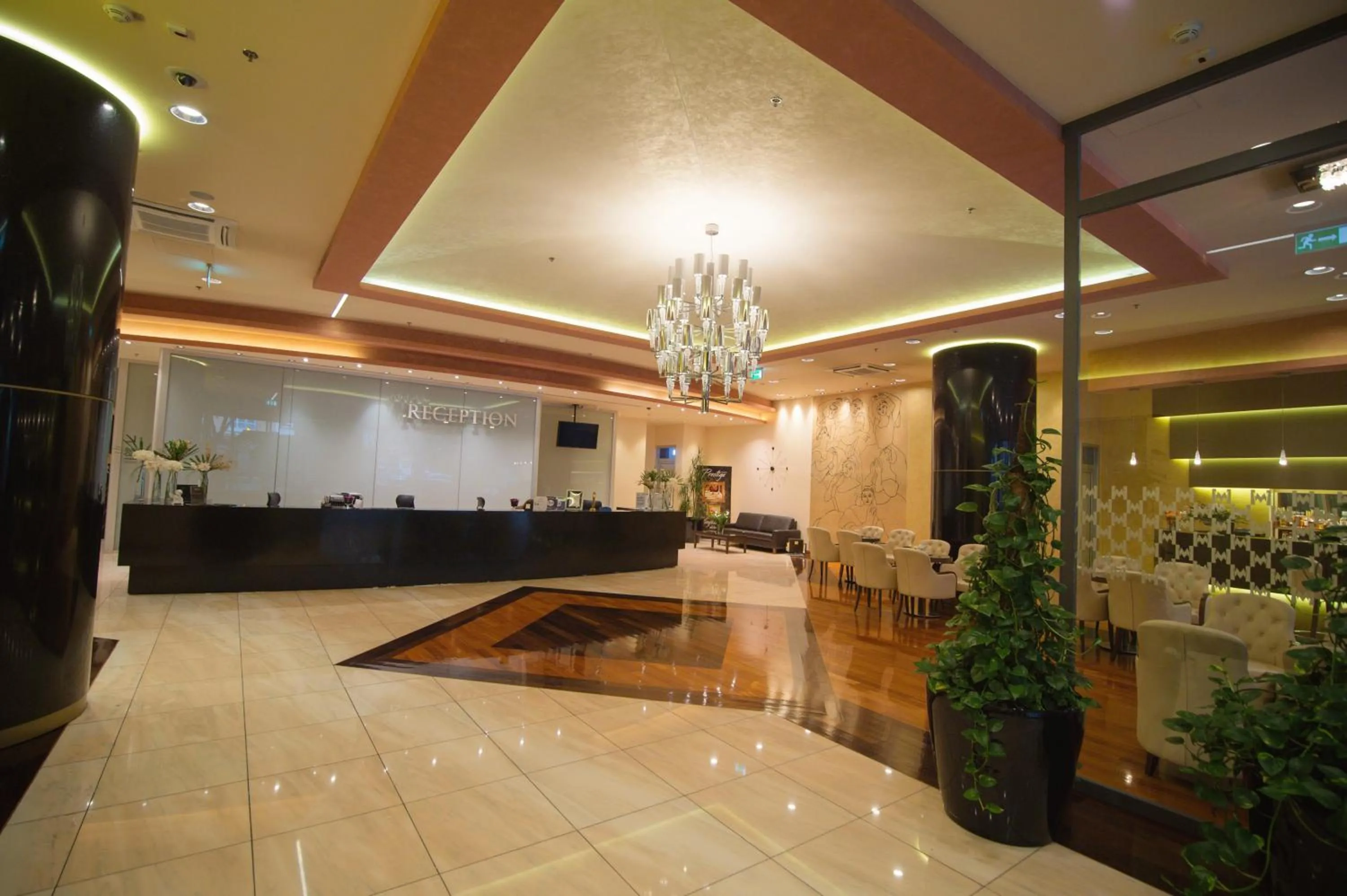 Lobby or reception in Hotel Mepas