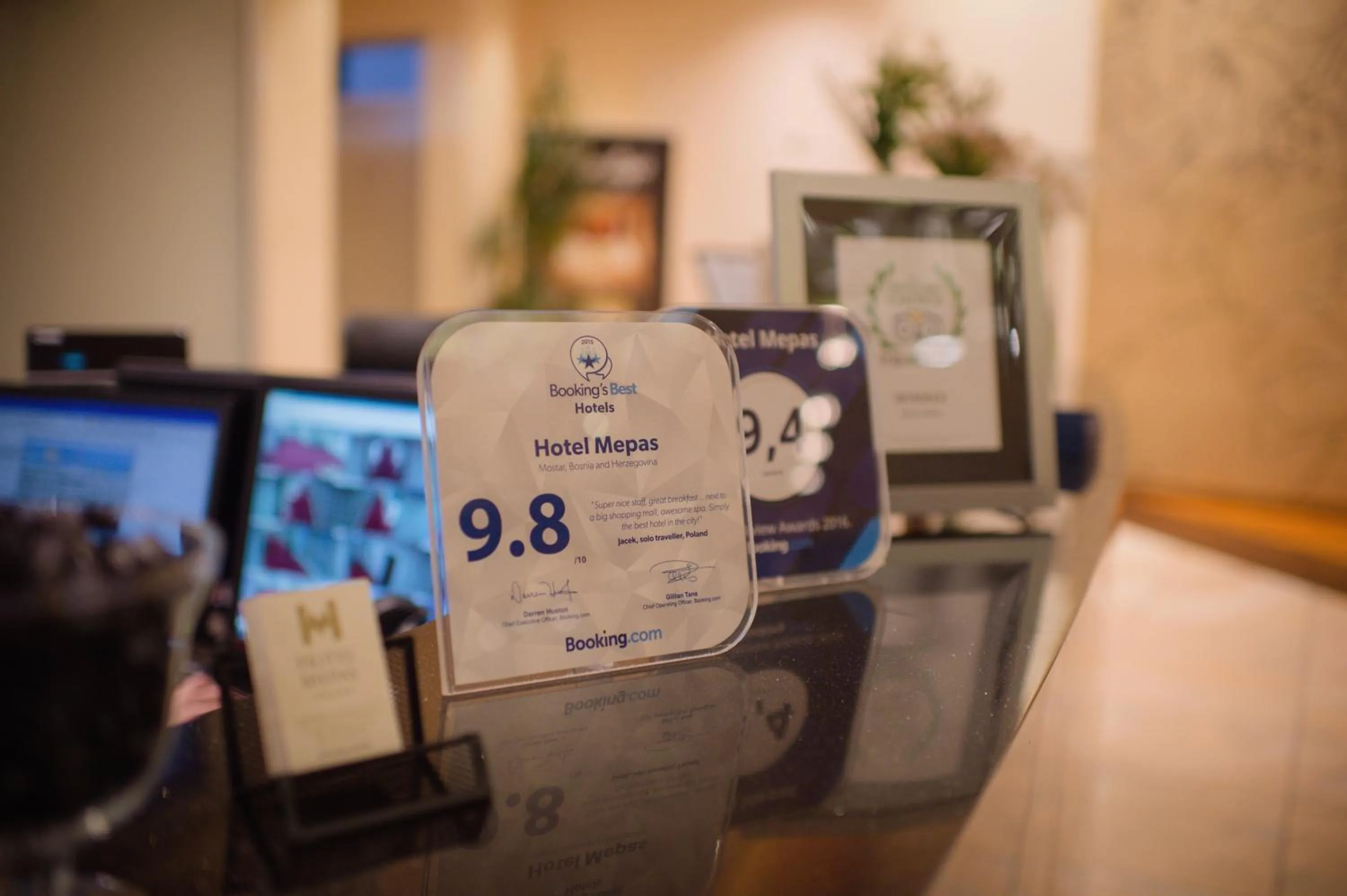 Lobby or reception in Hotel Mepas