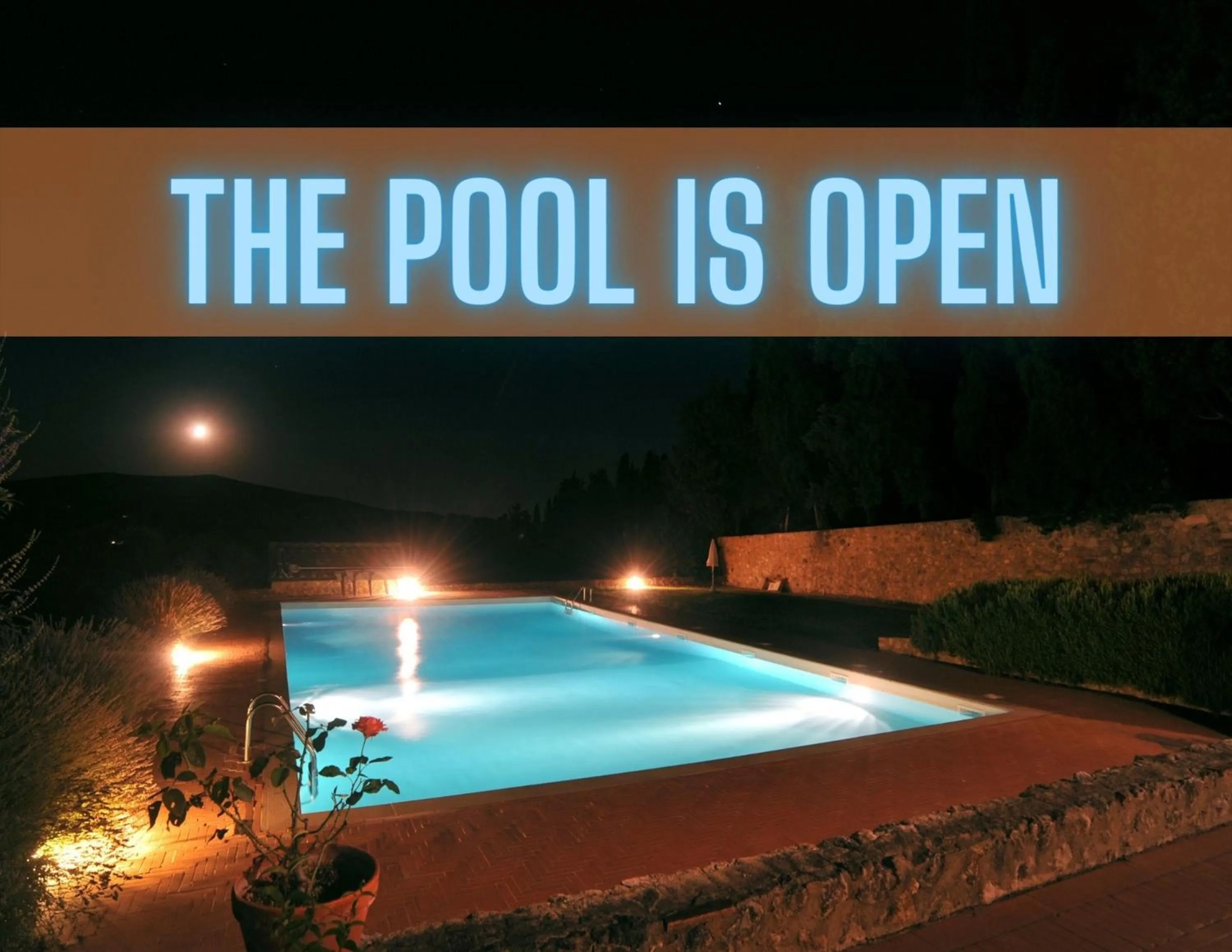 Swimming pool in Fattoria Lornano Winery