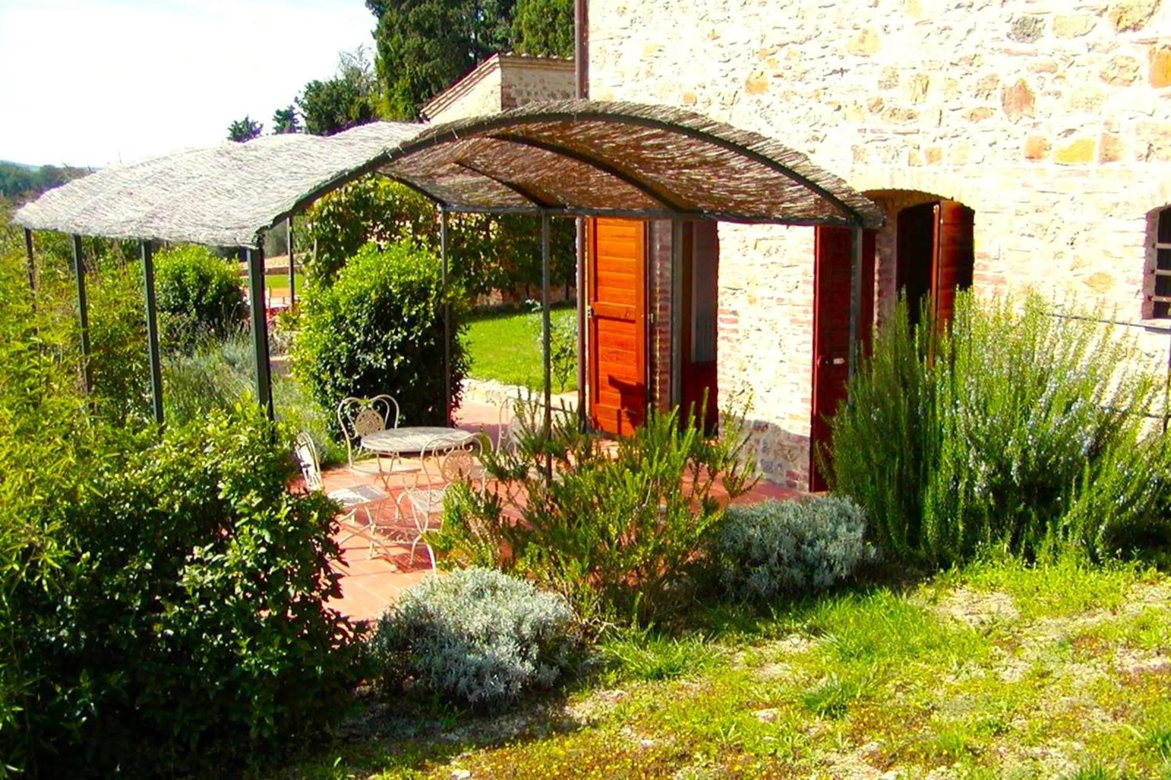 Patio in Fattoria Lornano Winery