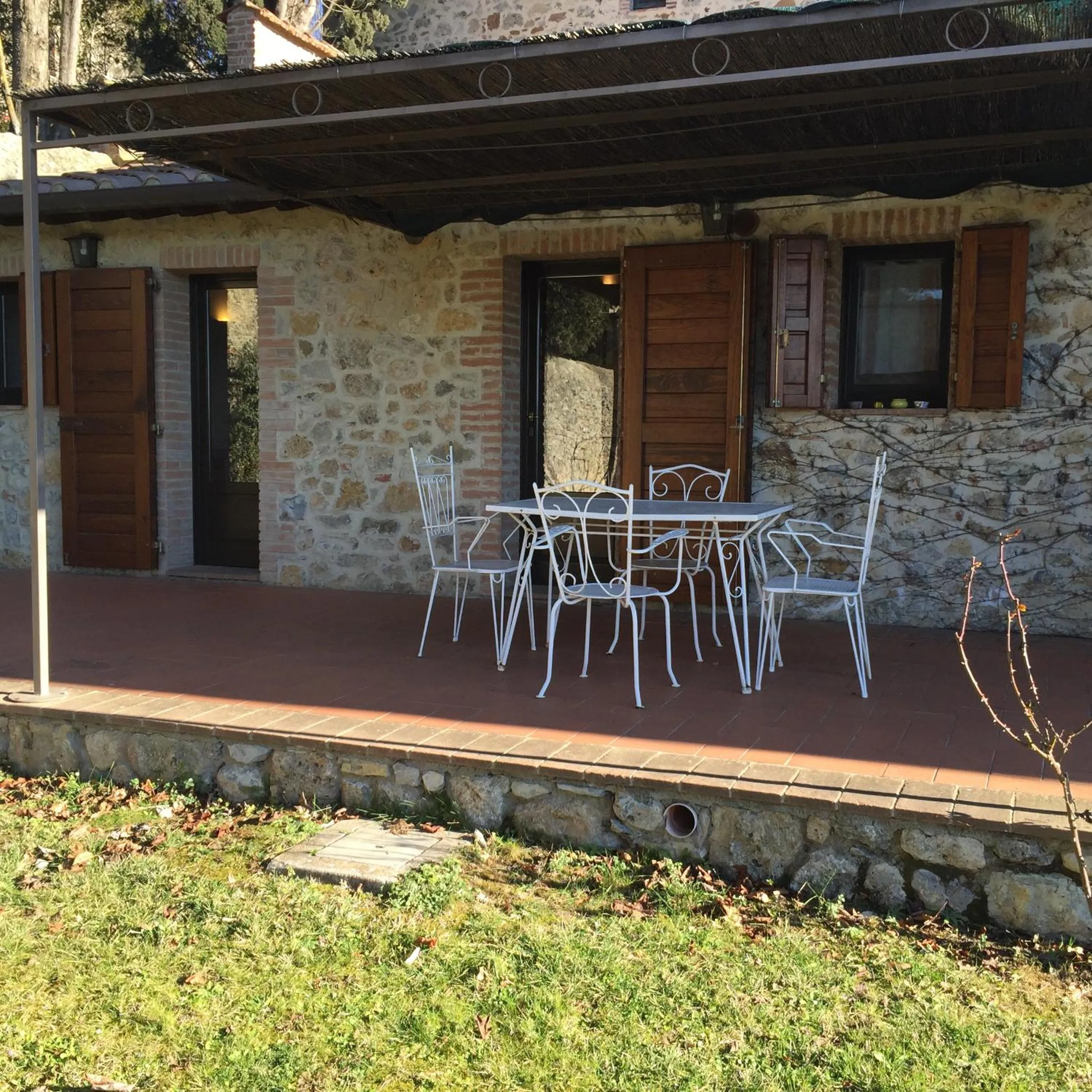 Patio in Fattoria Lornano Winery
