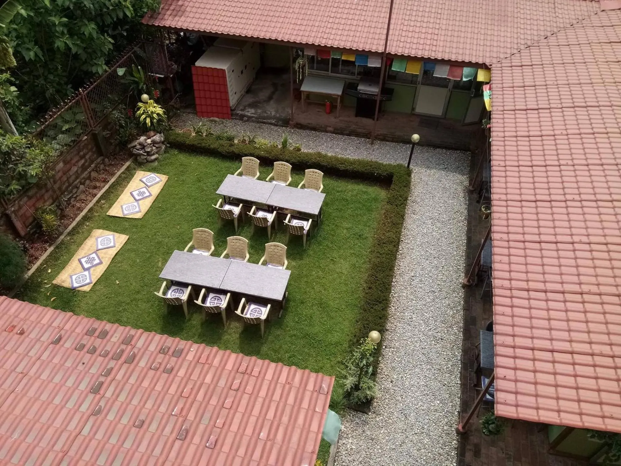 Garden in Hotel Milarepa Pvt Ltd