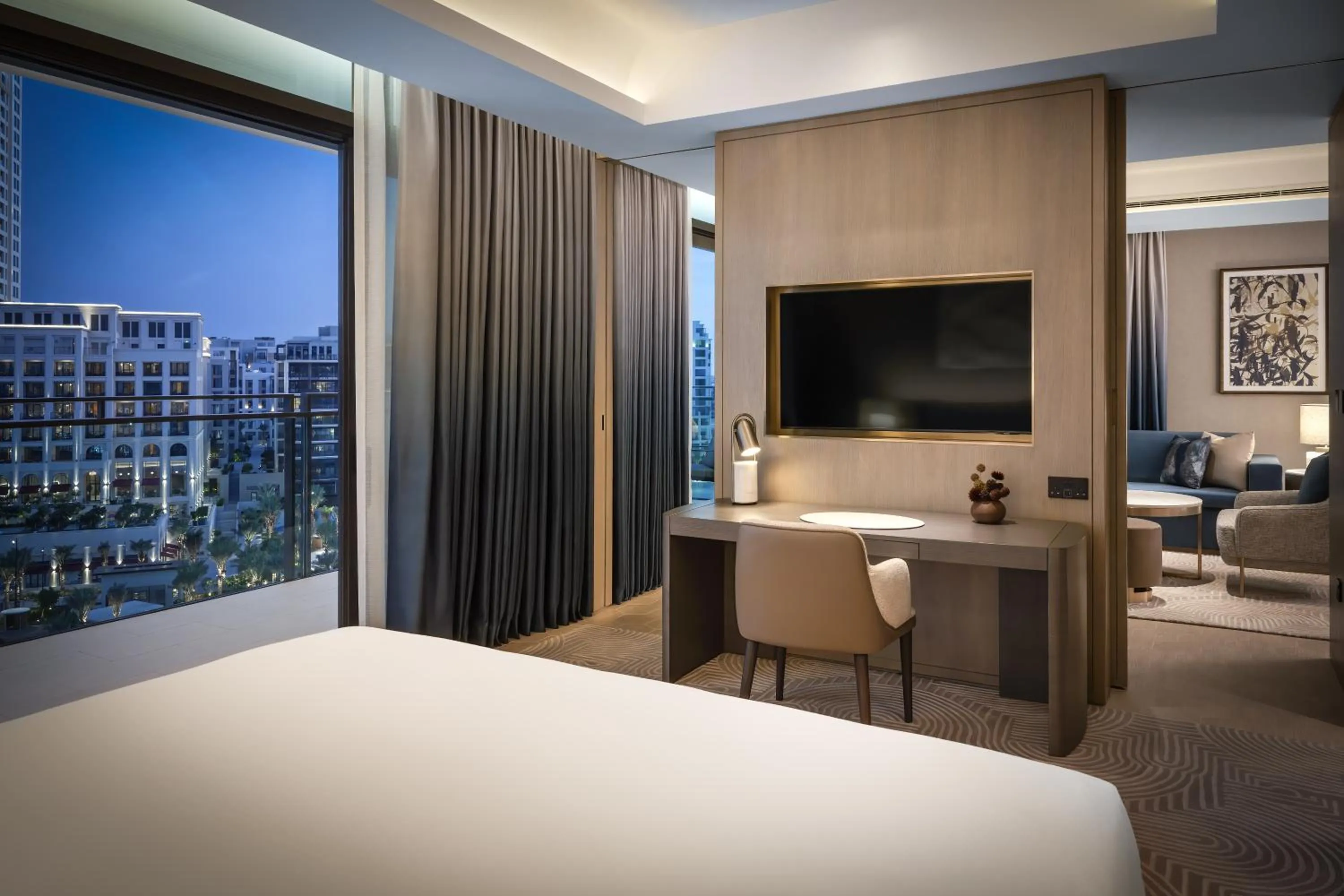 TV and multimedia, Bed in Palace Dubai Creek Harbour
