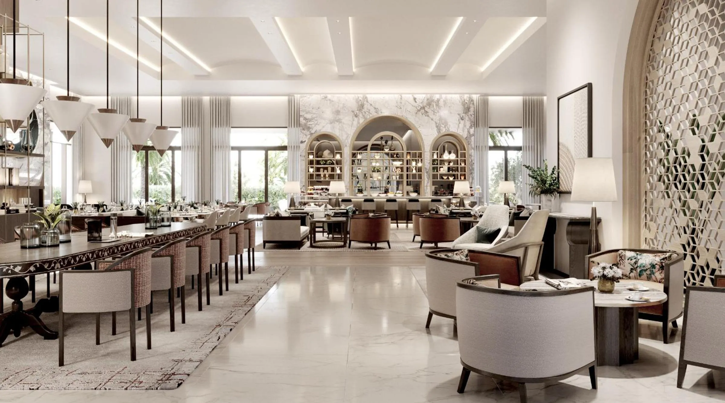 Restaurant/places to eat in Palace Dubai Creek Harbour