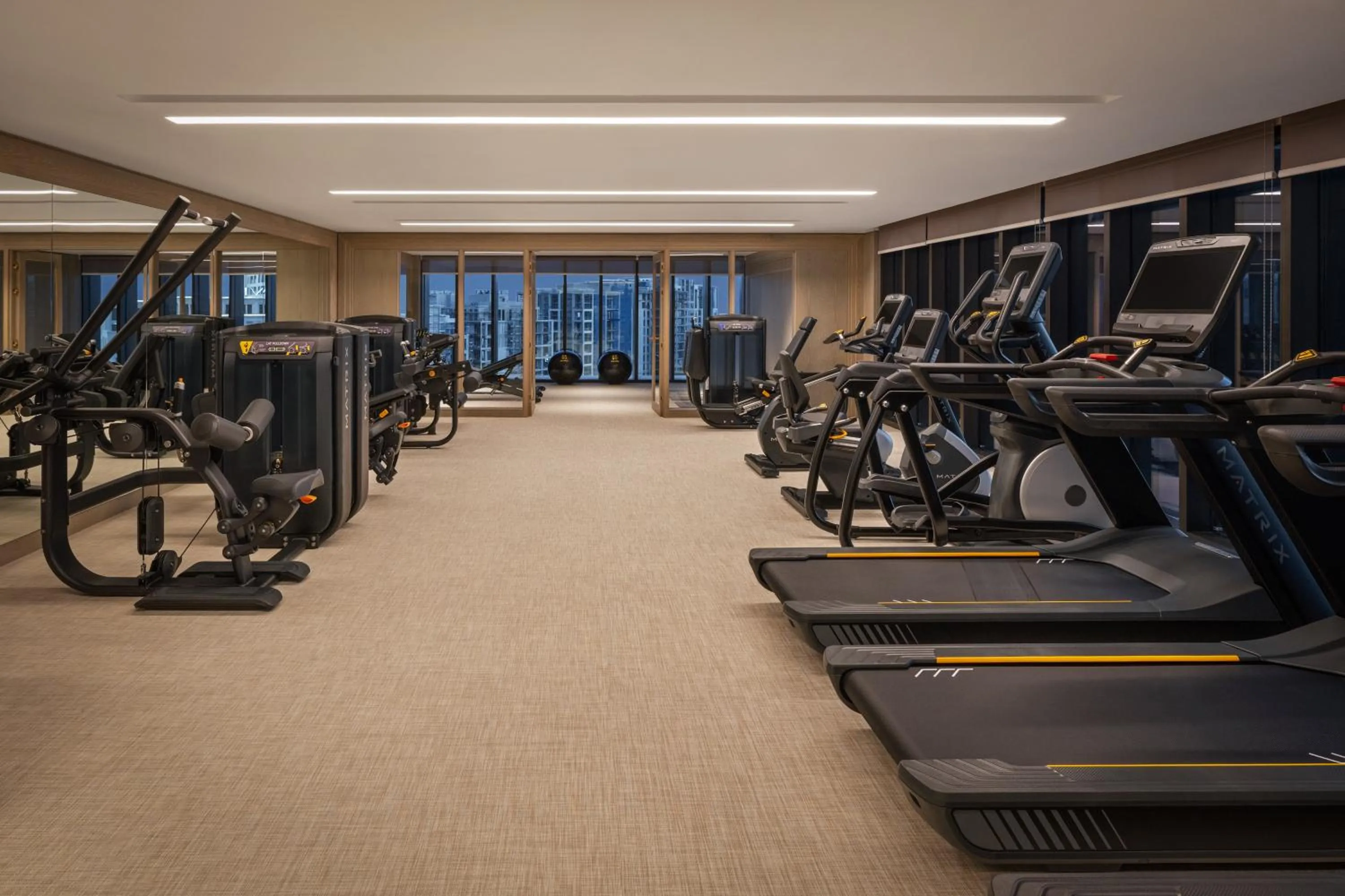 Fitness centre/facilities in Palace Dubai Creek Harbour
