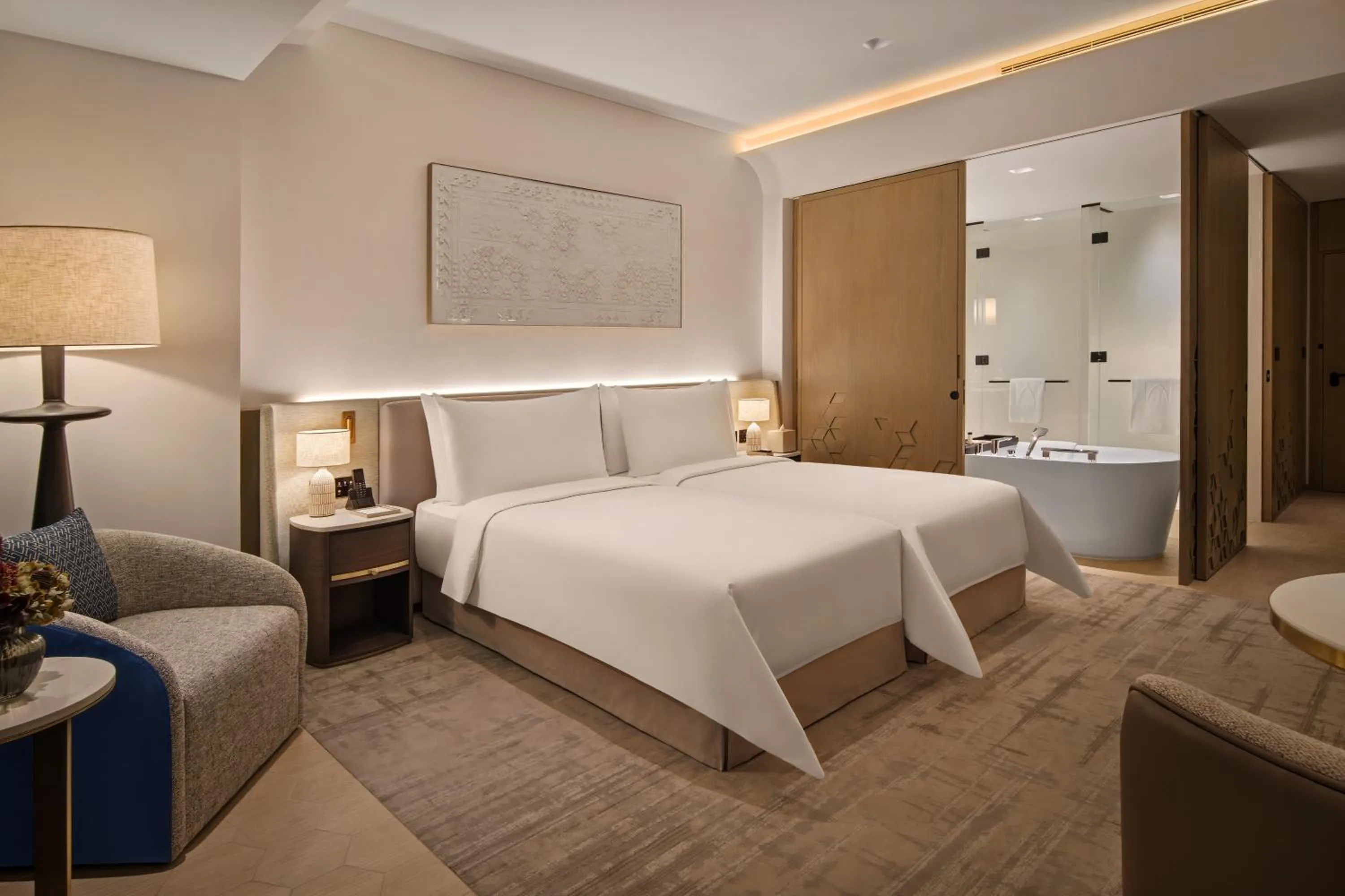 Bed in Palace Dubai Creek Harbour