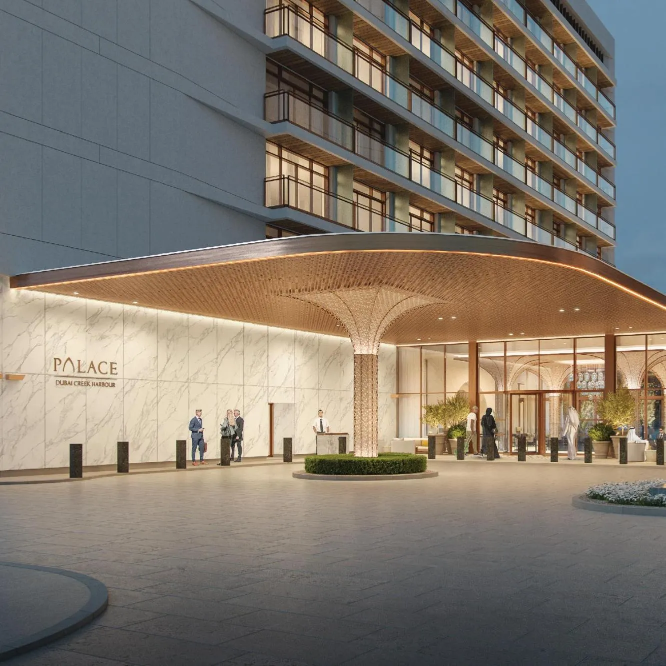 Property building in Palace Dubai Creek Harbour