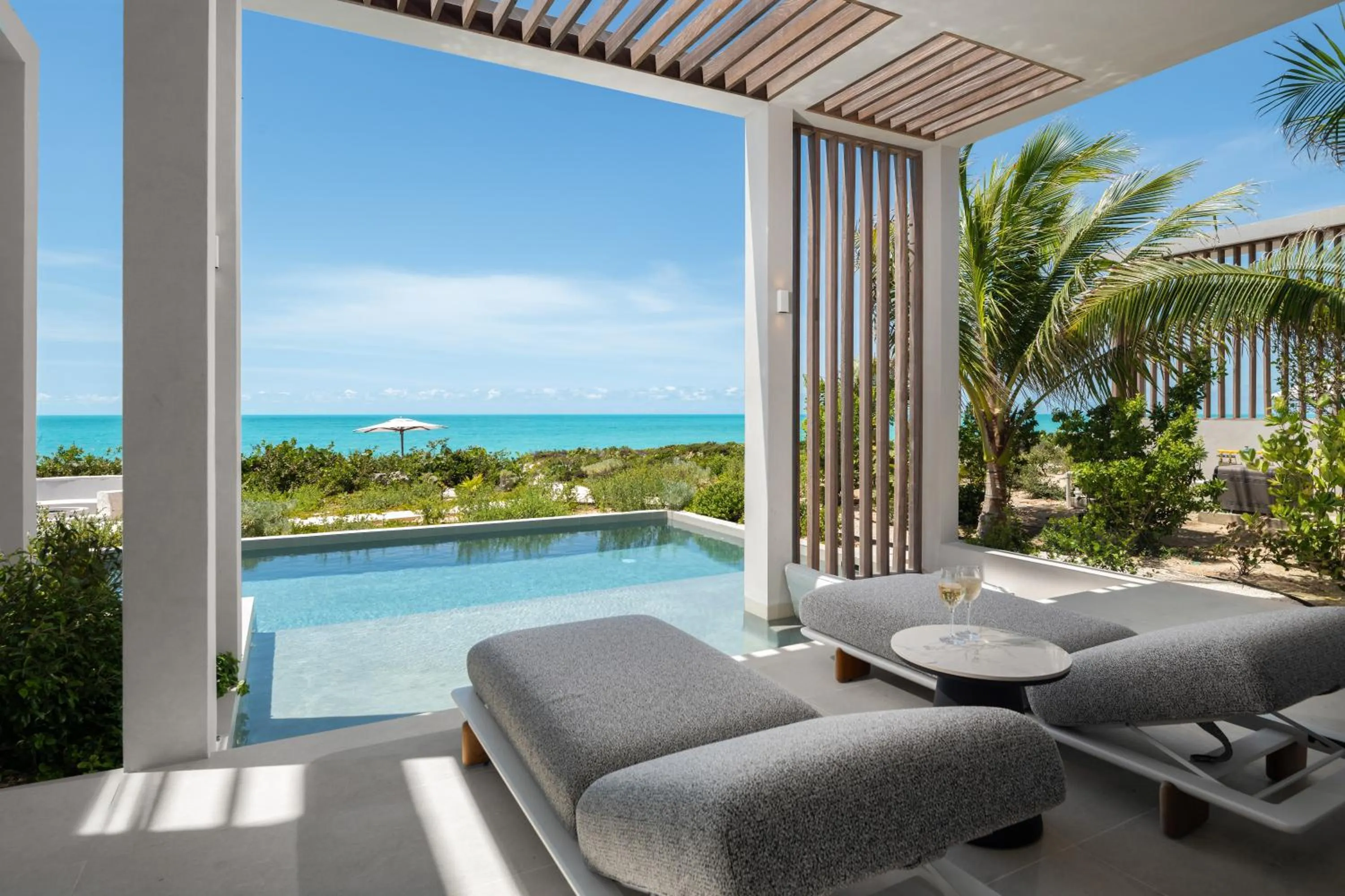 Seating area in South Bank