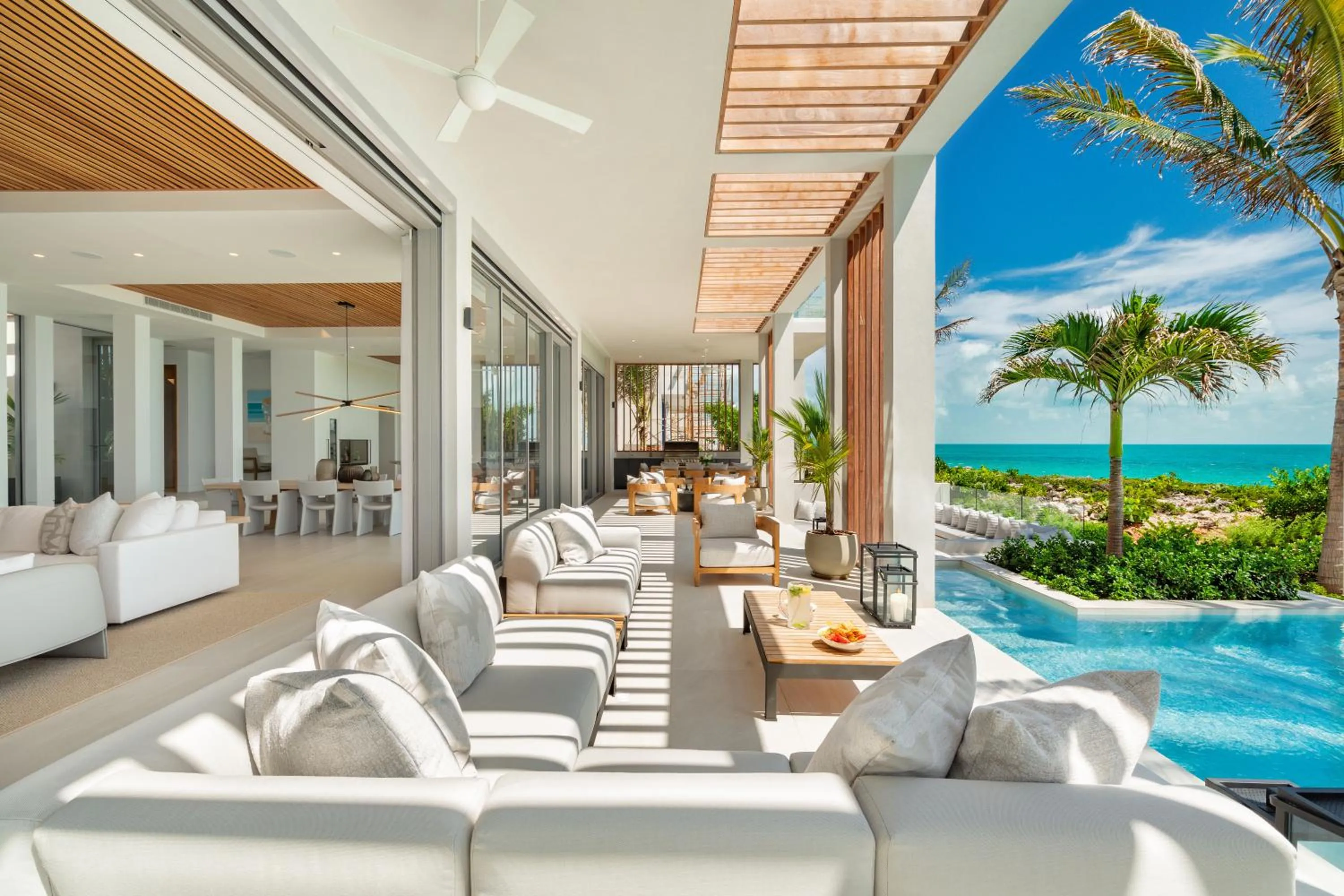 Seating area in South Bank