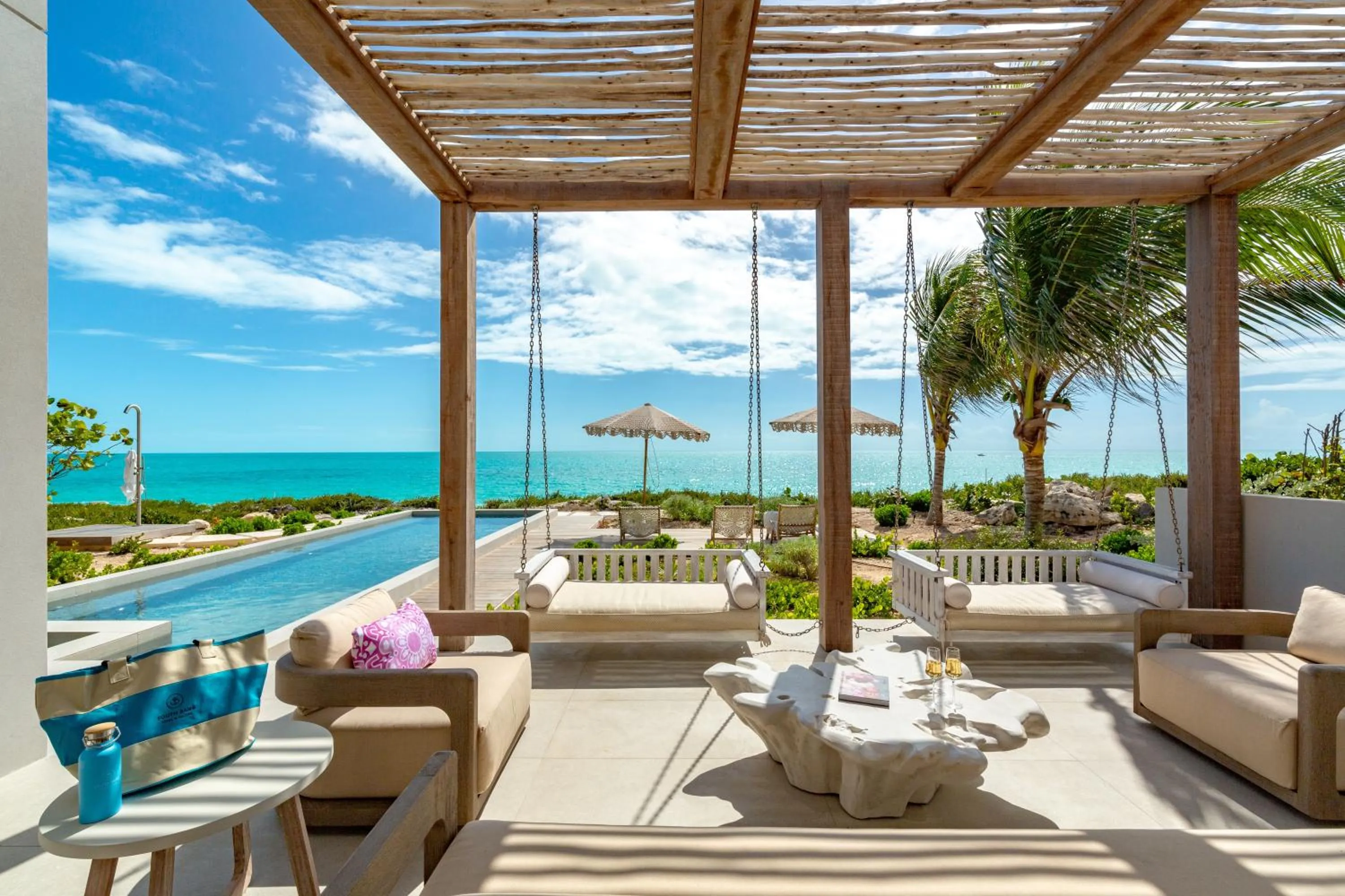 Seating area in South Bank
