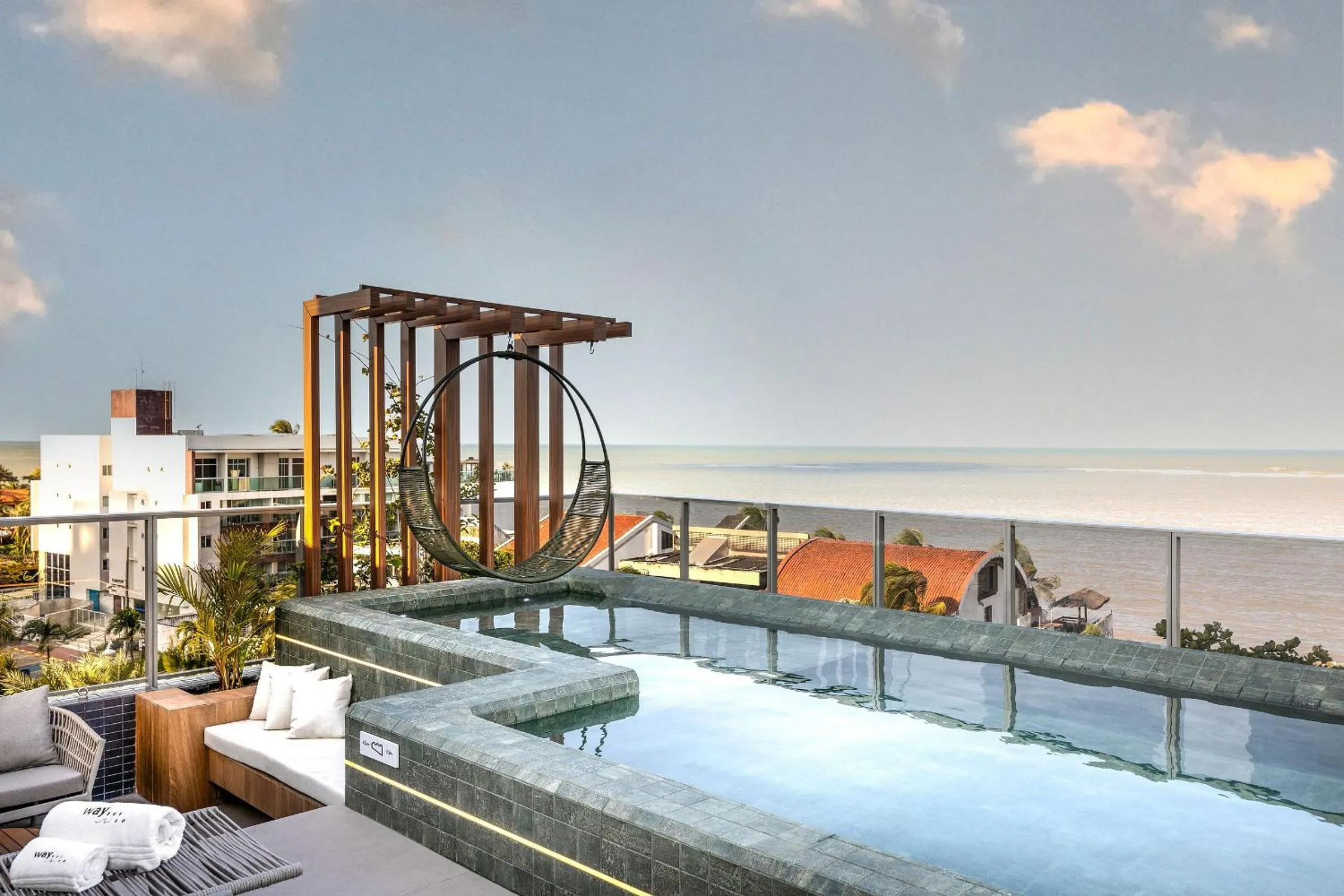 Swimming pool in Way Bossa #F2 - Studio no Bessa By Carpediem