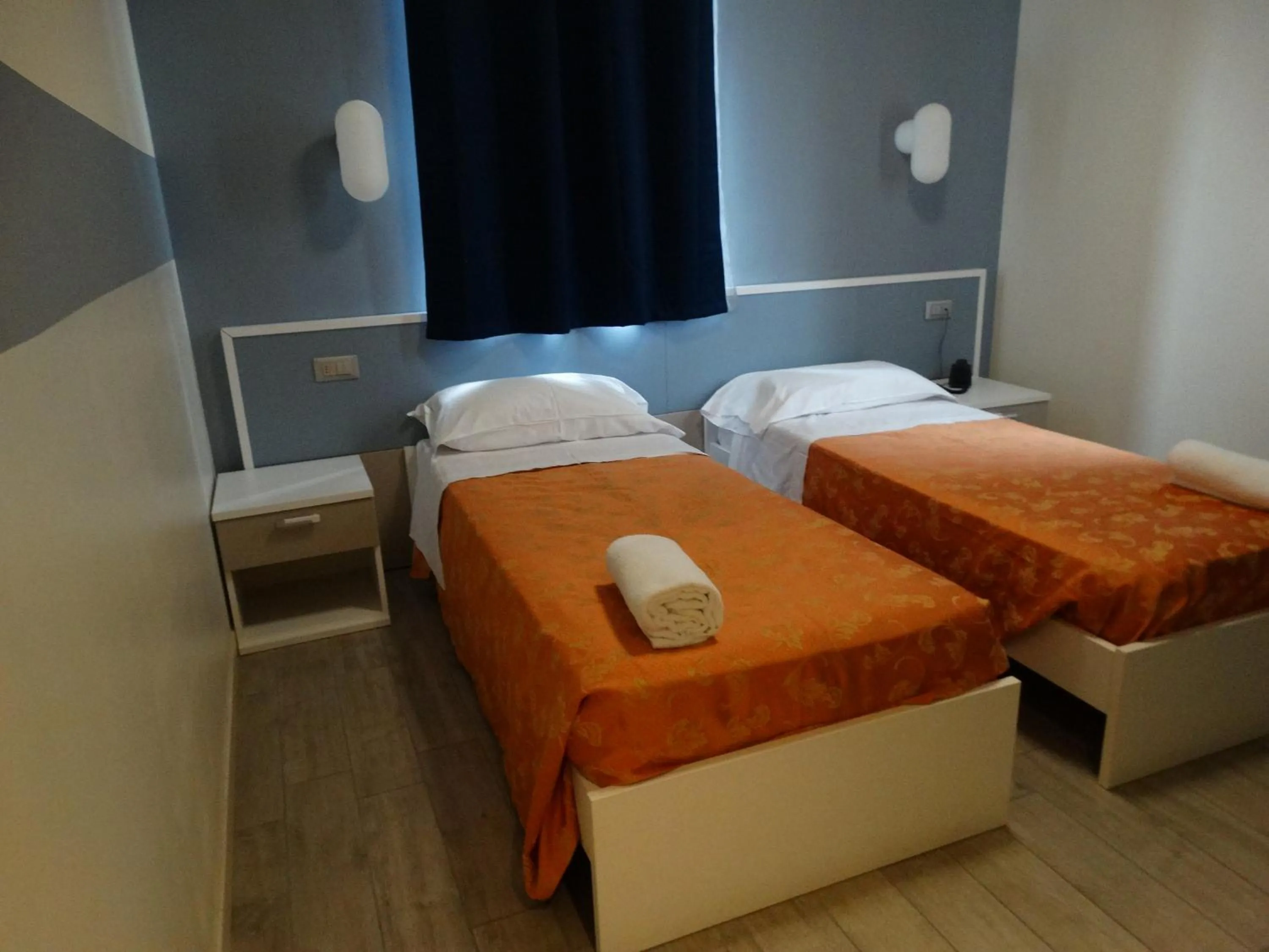 Bed in Hotel Moderno