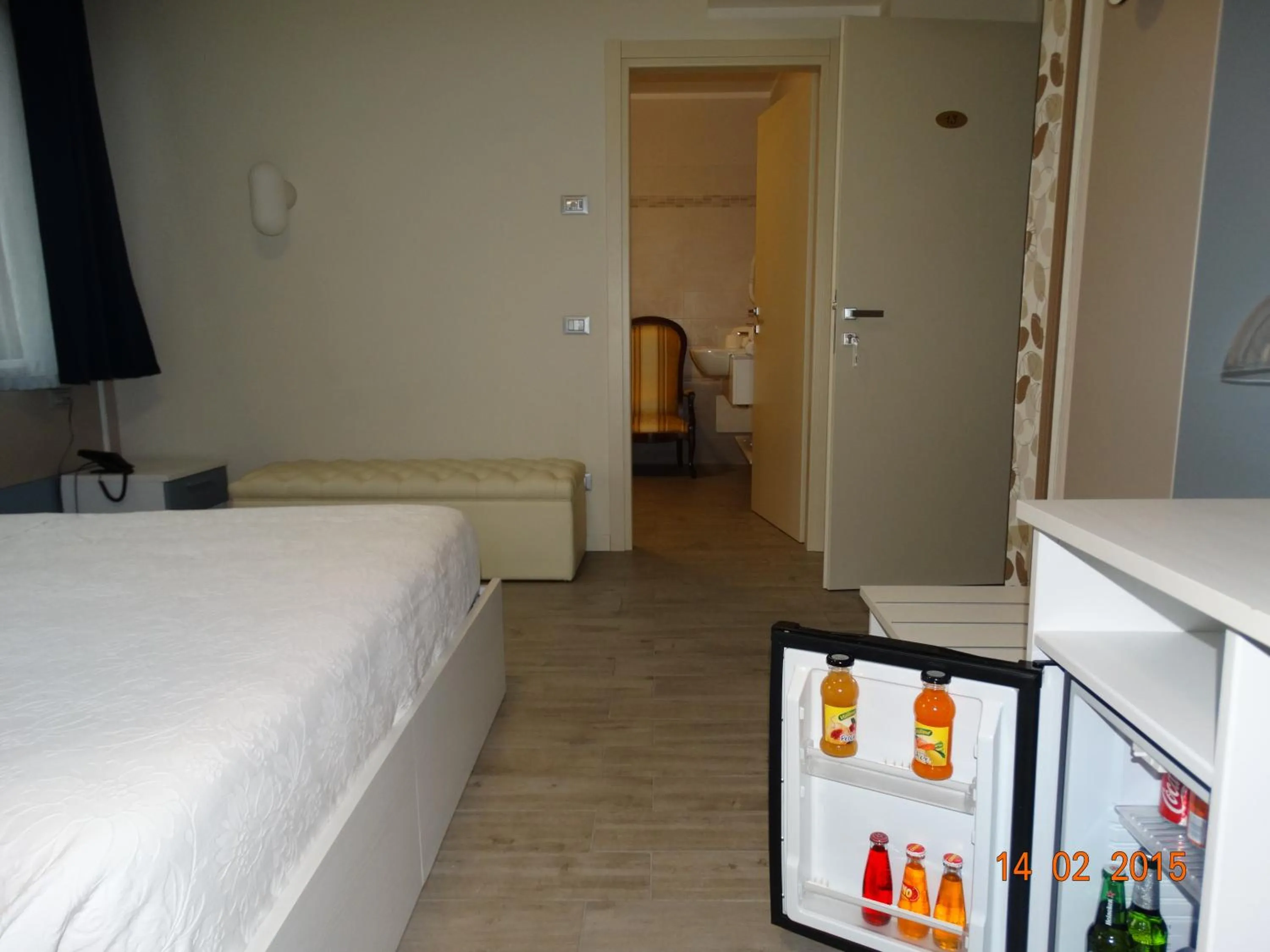 Lounge or bar, Bed in Hotel Moderno